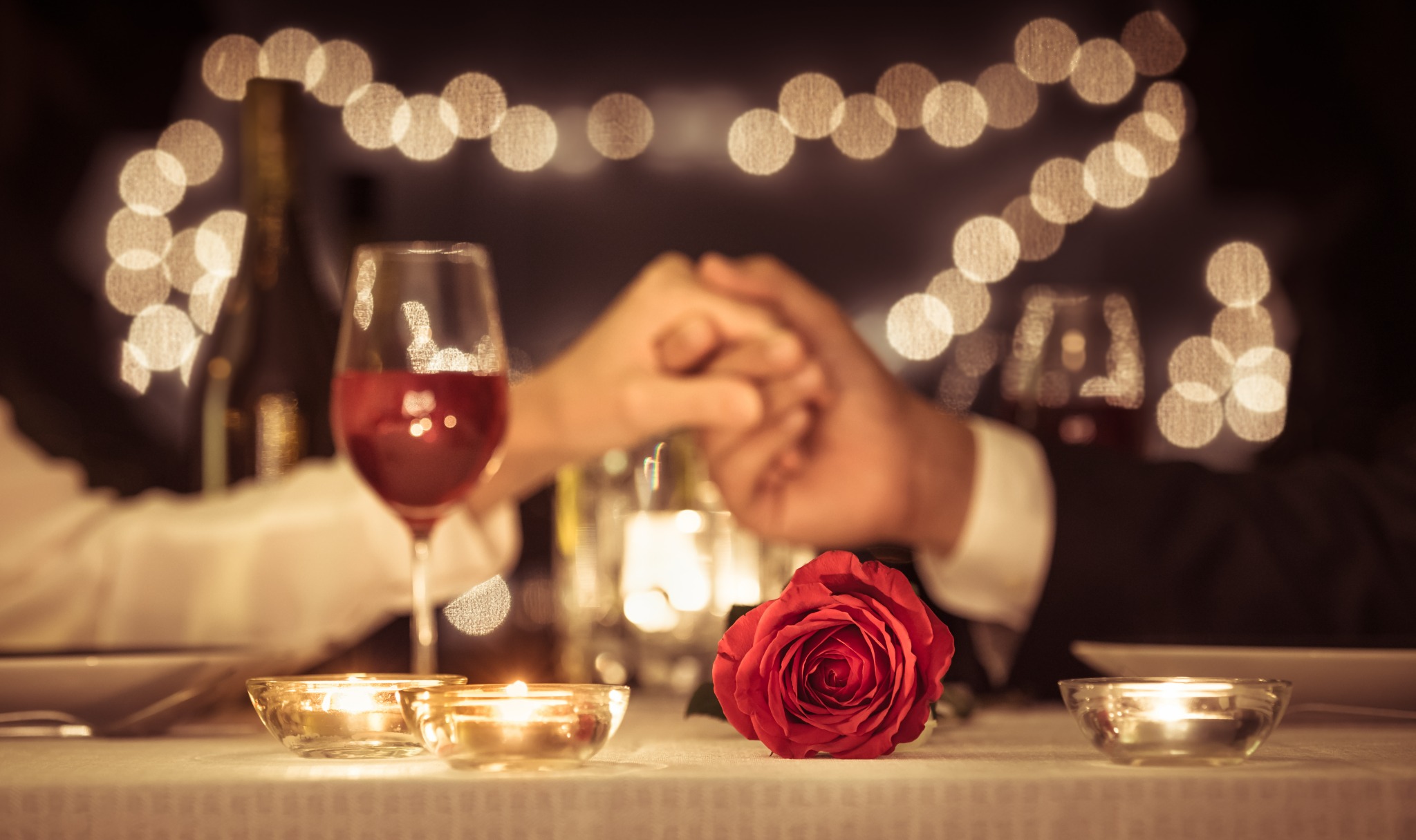 Neon Feast Facebook ad: Top Romantic Restaurants