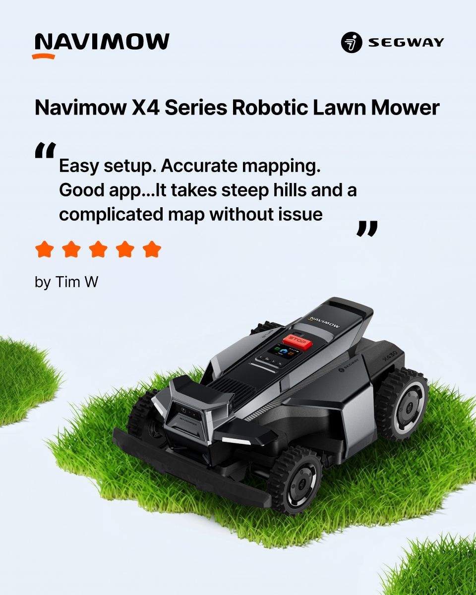 Segway Navimow Facebook ad from May 13, 2026