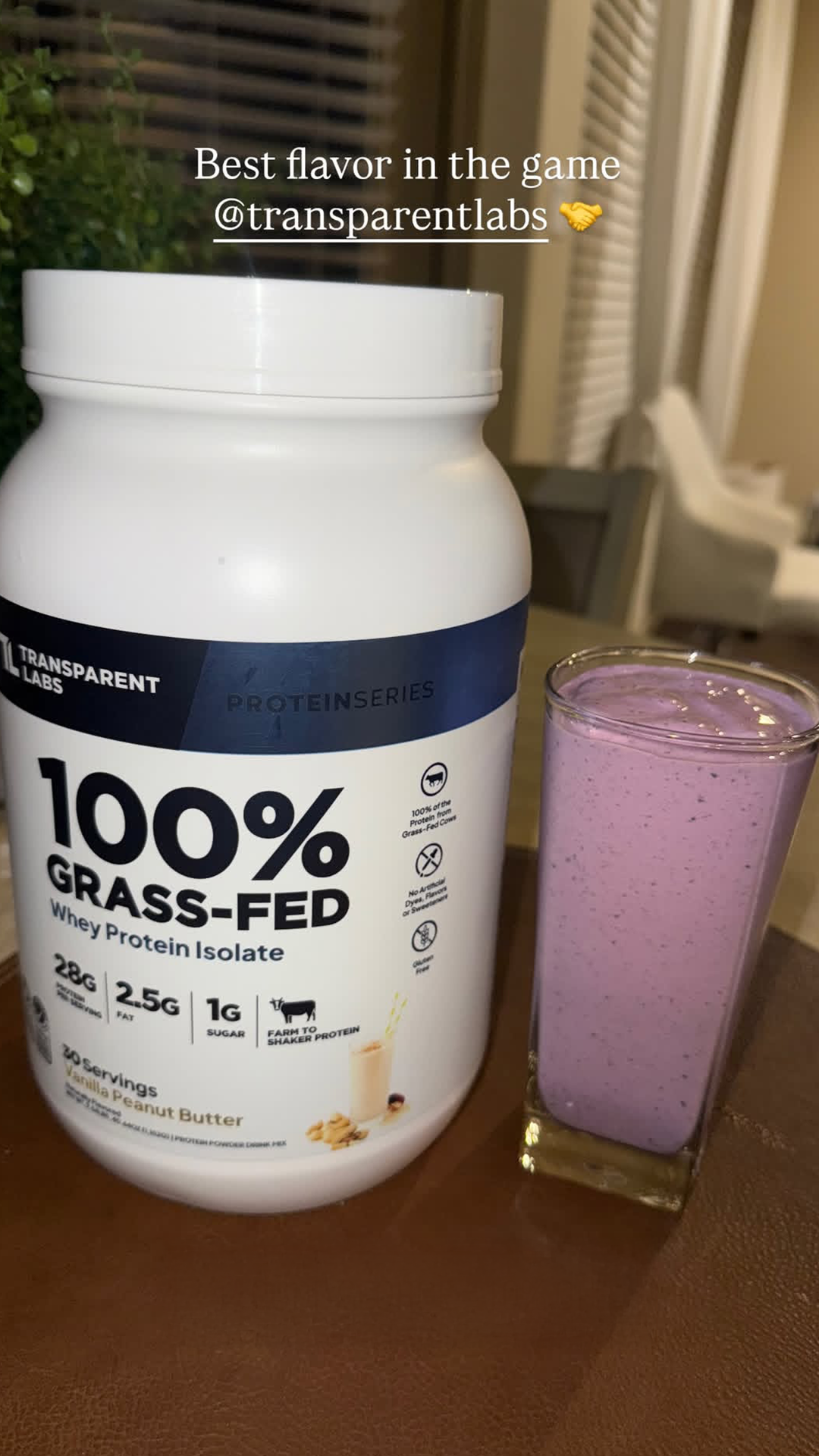 Transparent Labs Facebook ad