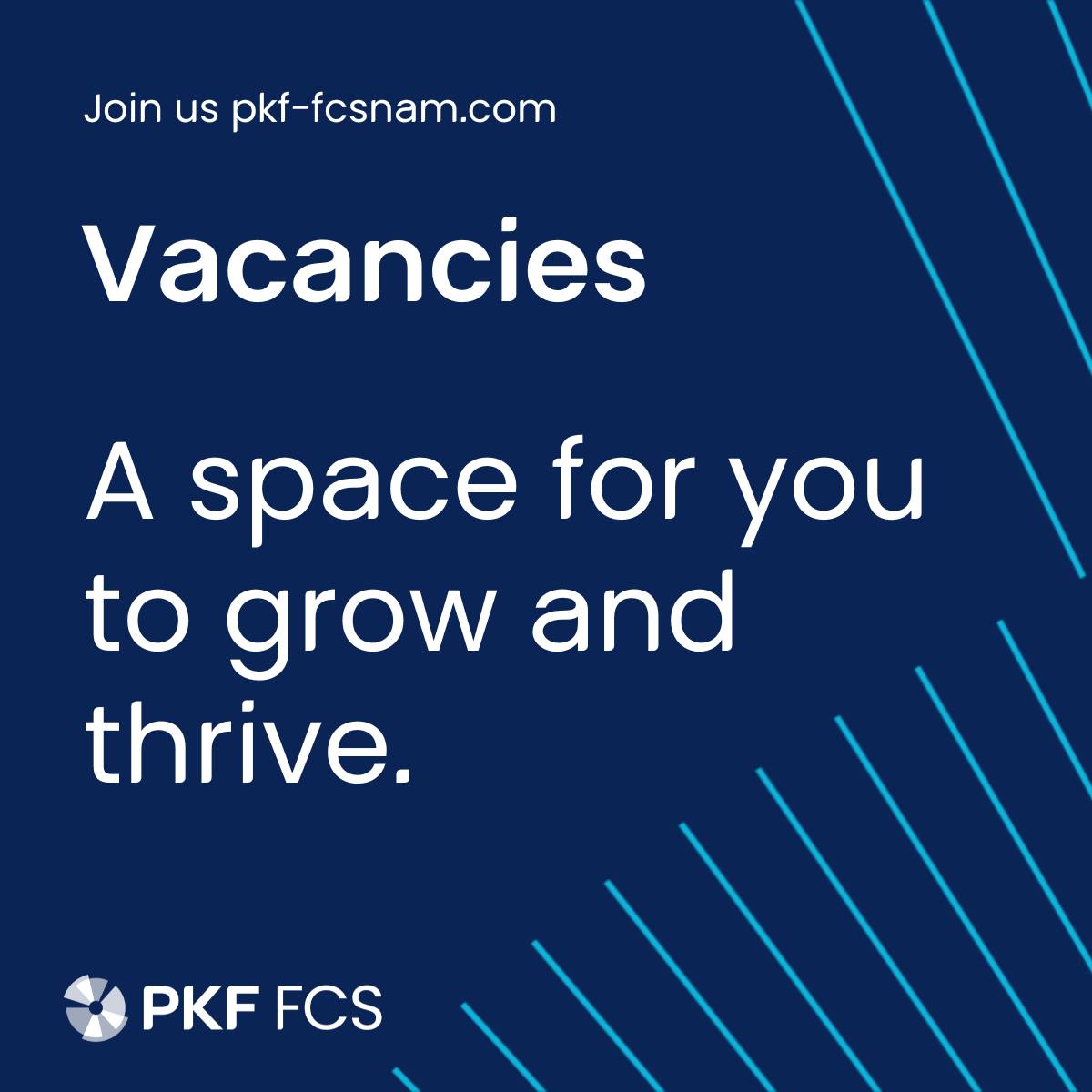 PKF FCS Namibia Facebook ad: Current Vacancies | Careers | PKF FCS
