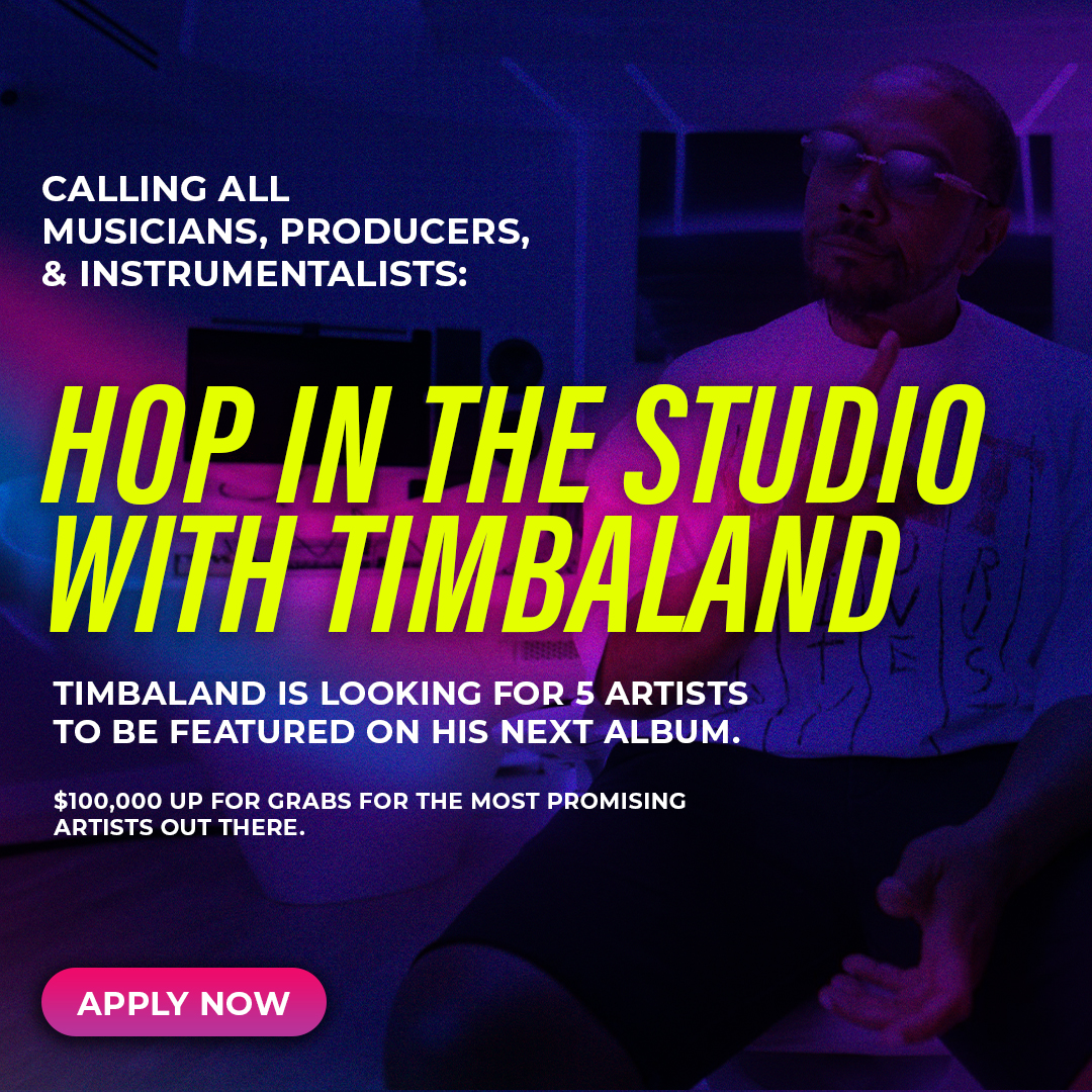 Timbaland Facebook ad: Be on my next album (plus $100,000 up for grabs)