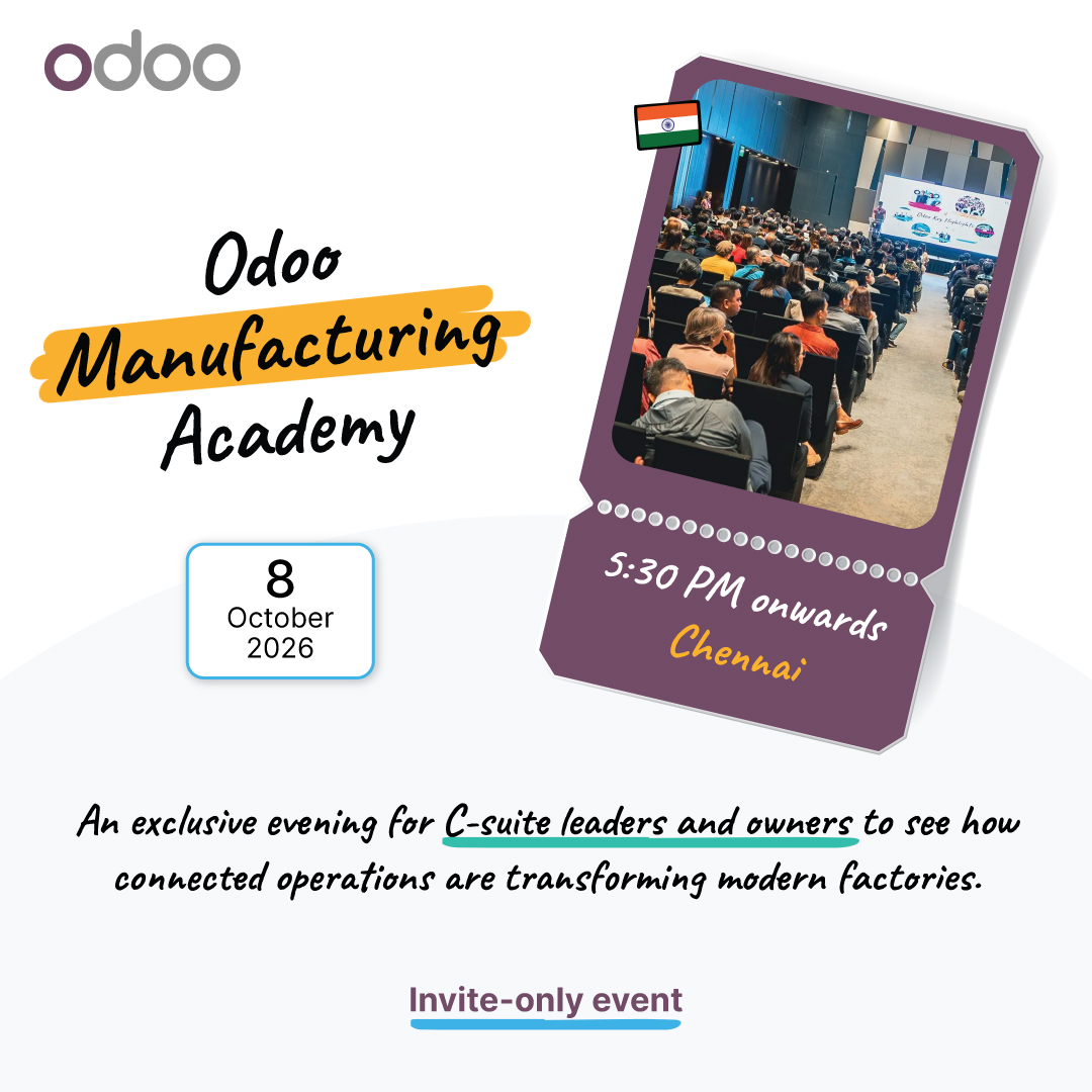 Odoo Facebook ad: For Manufacturing Owners Only