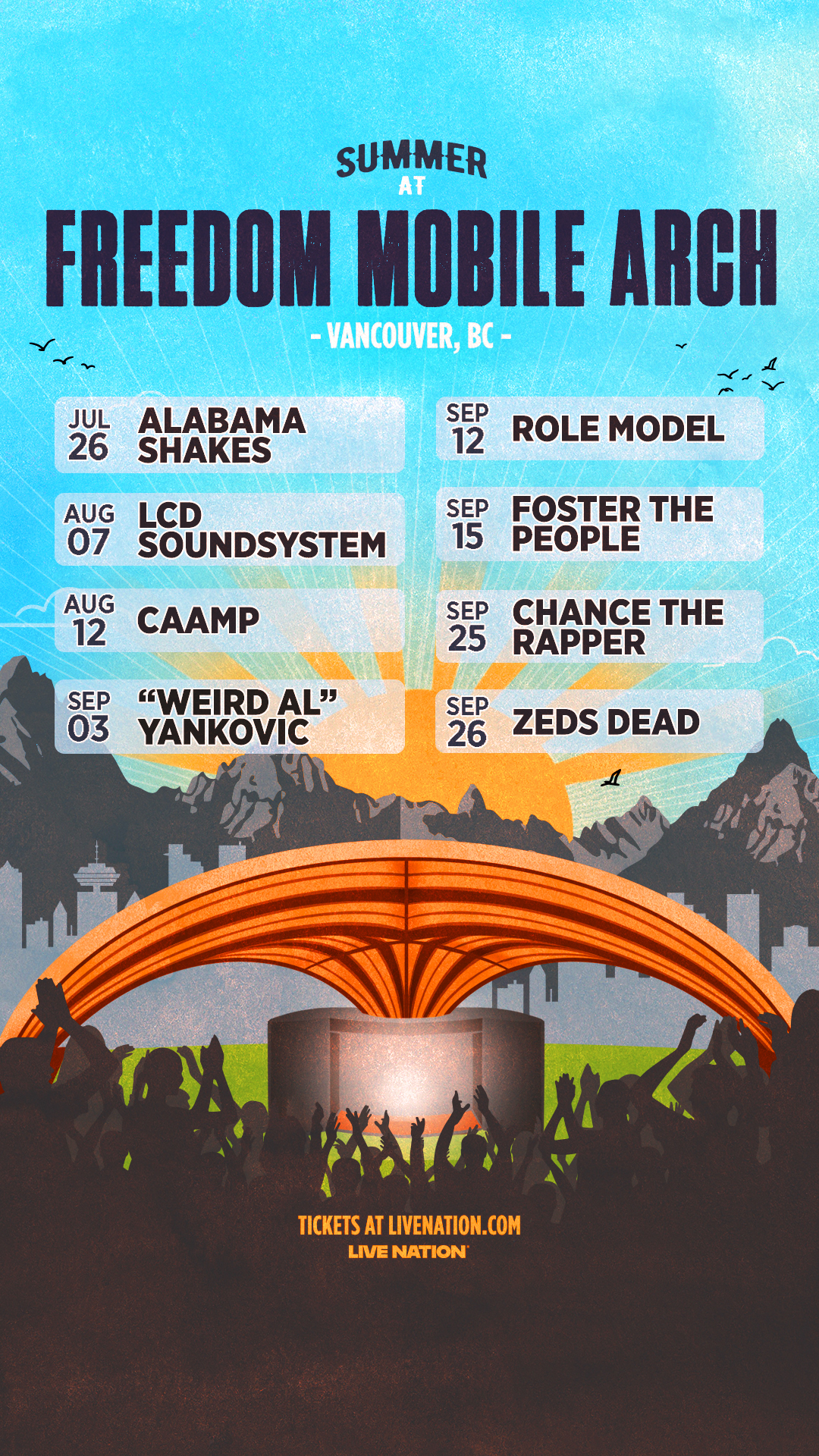 Live Nation British Columbia Facebook ad