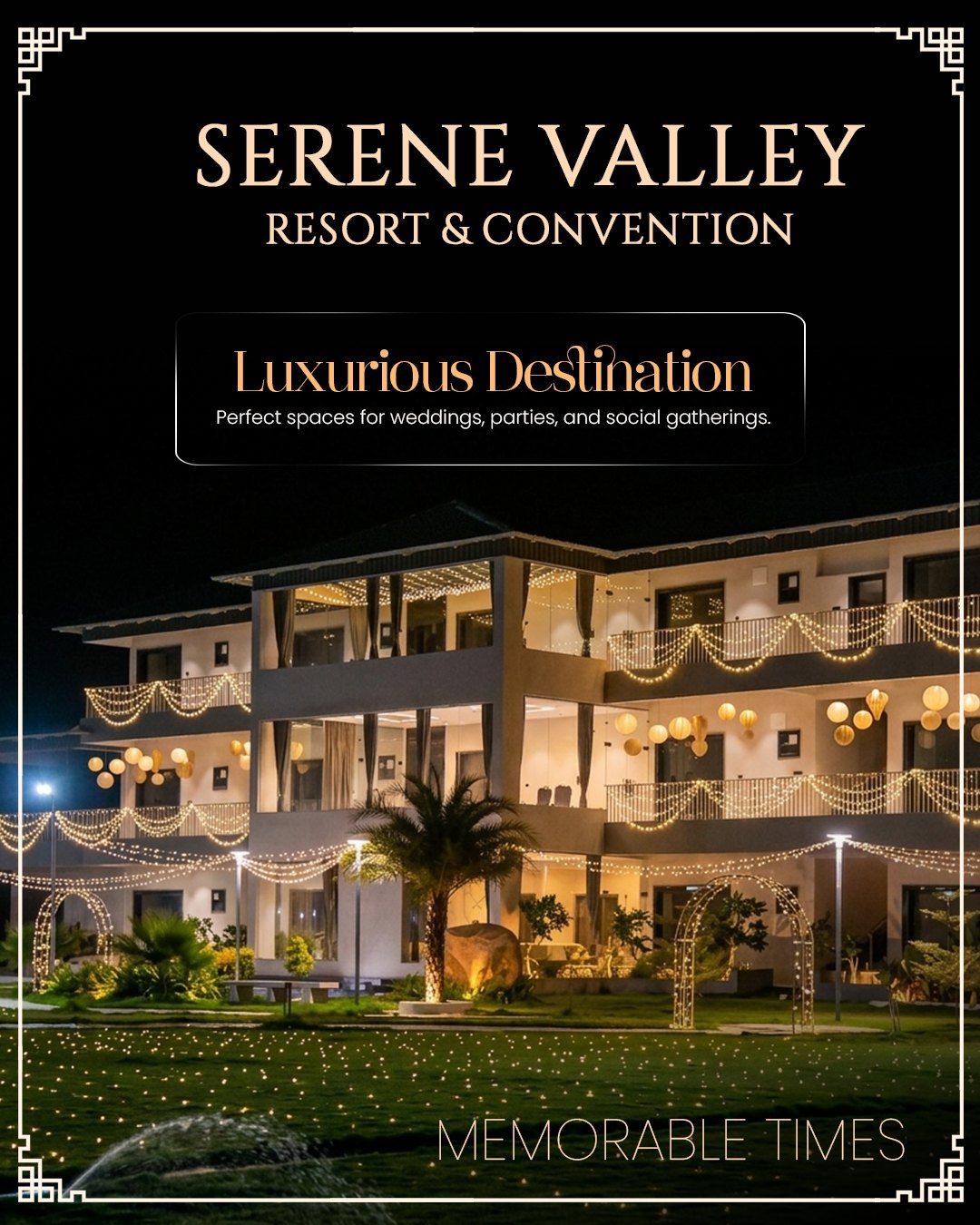 Serene Valley Resort & Convention Facebook ad: Home - Serene Valley Resorts
