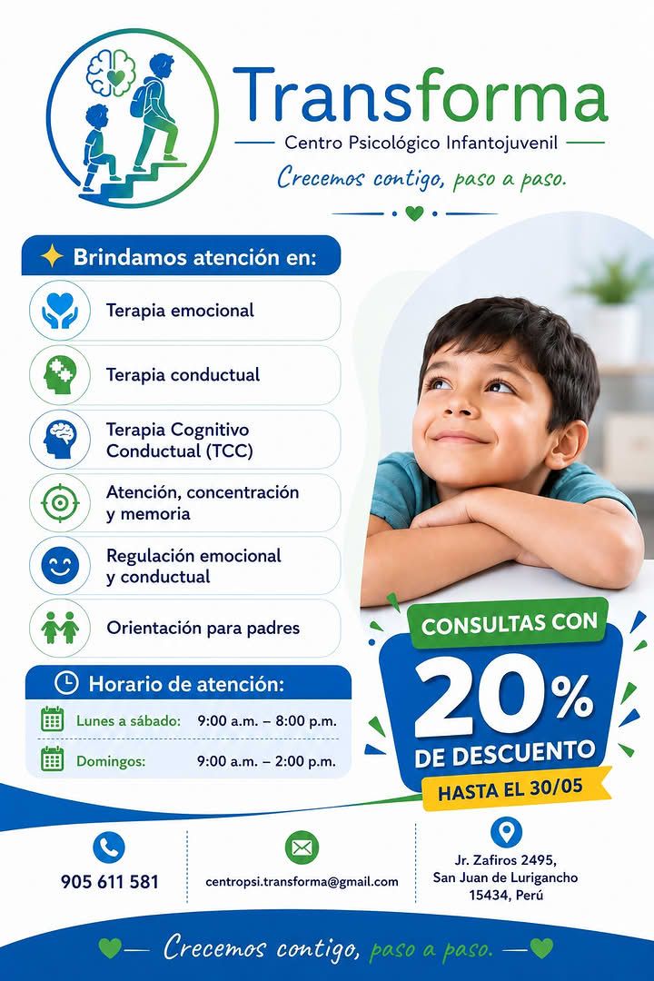 centro psicológico Transforma Facebook ad from Jun 24, 2026