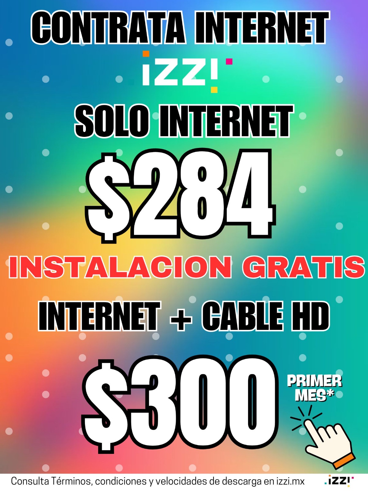 Izzi instalaciones rapidas Facebook ad: ¡Contrata ya!