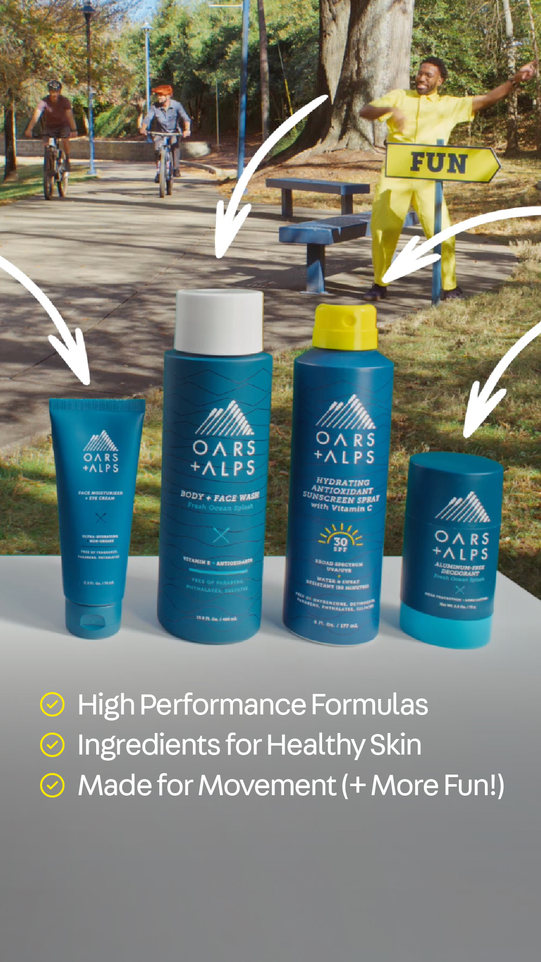 Oars + Alps Facebook ad from Feb 23, 2026