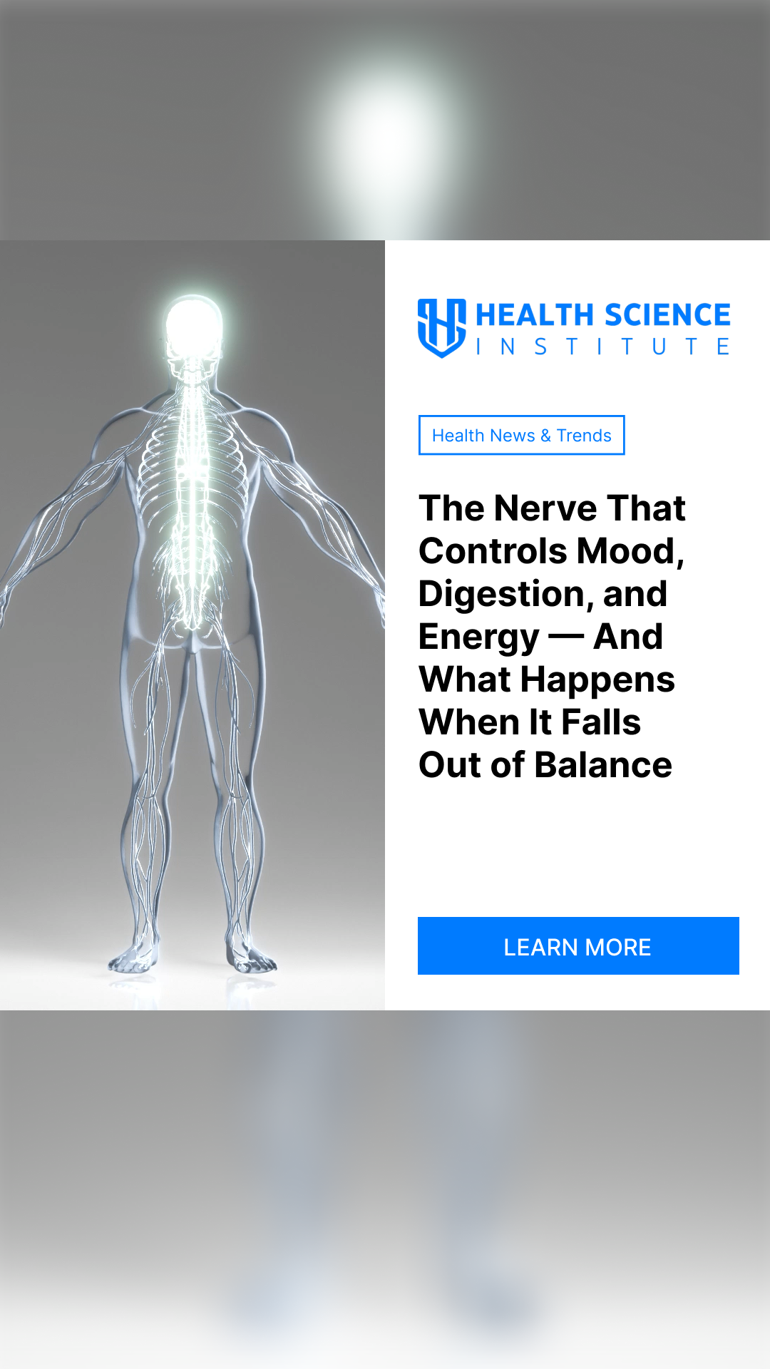 Health Science Facebook ad