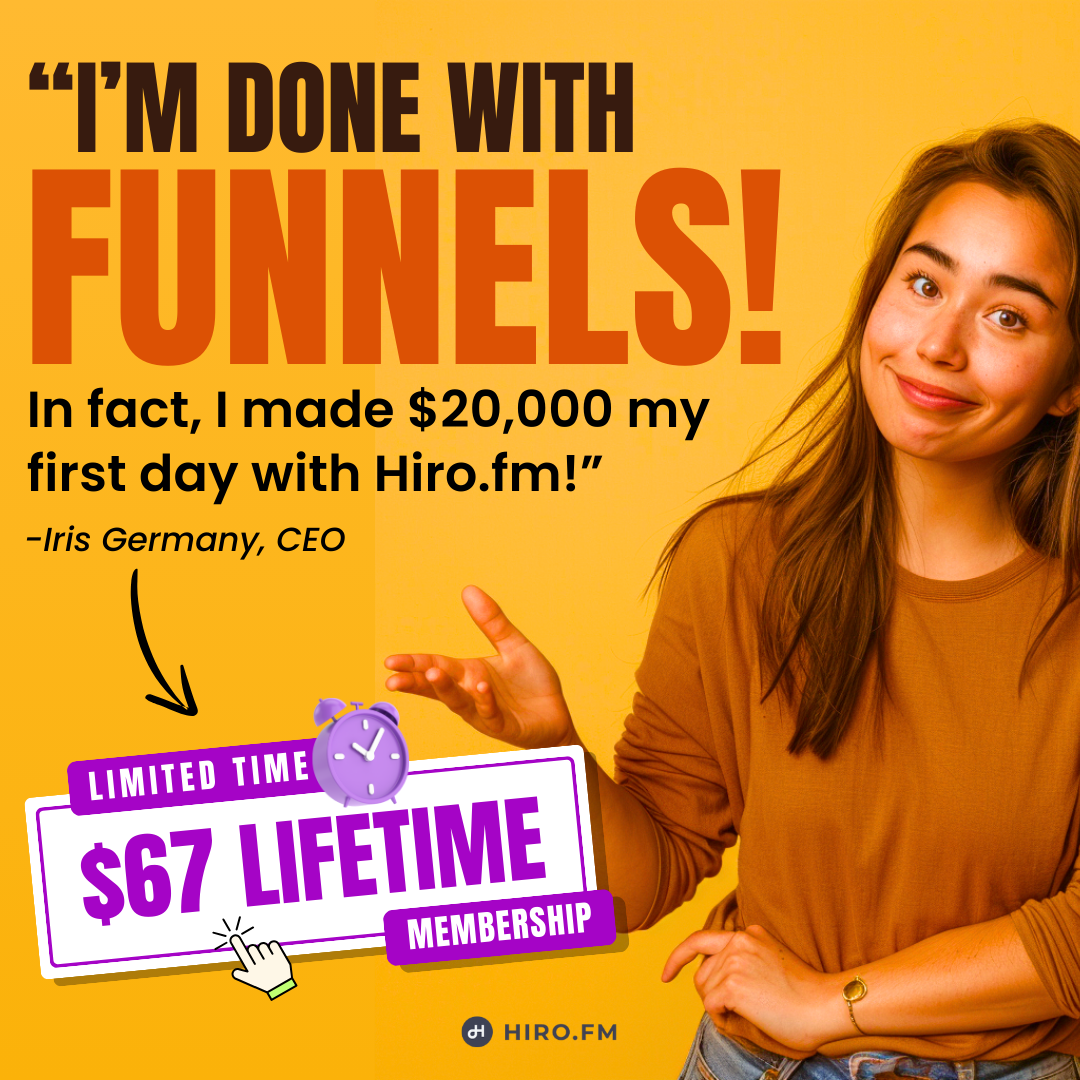 Hiro.fm Facebook ad