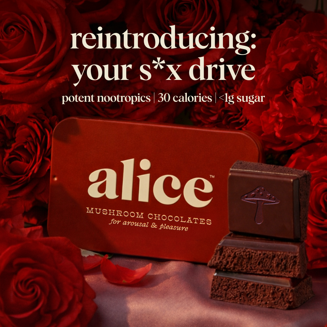 Alice Mushrooms Facebook ad