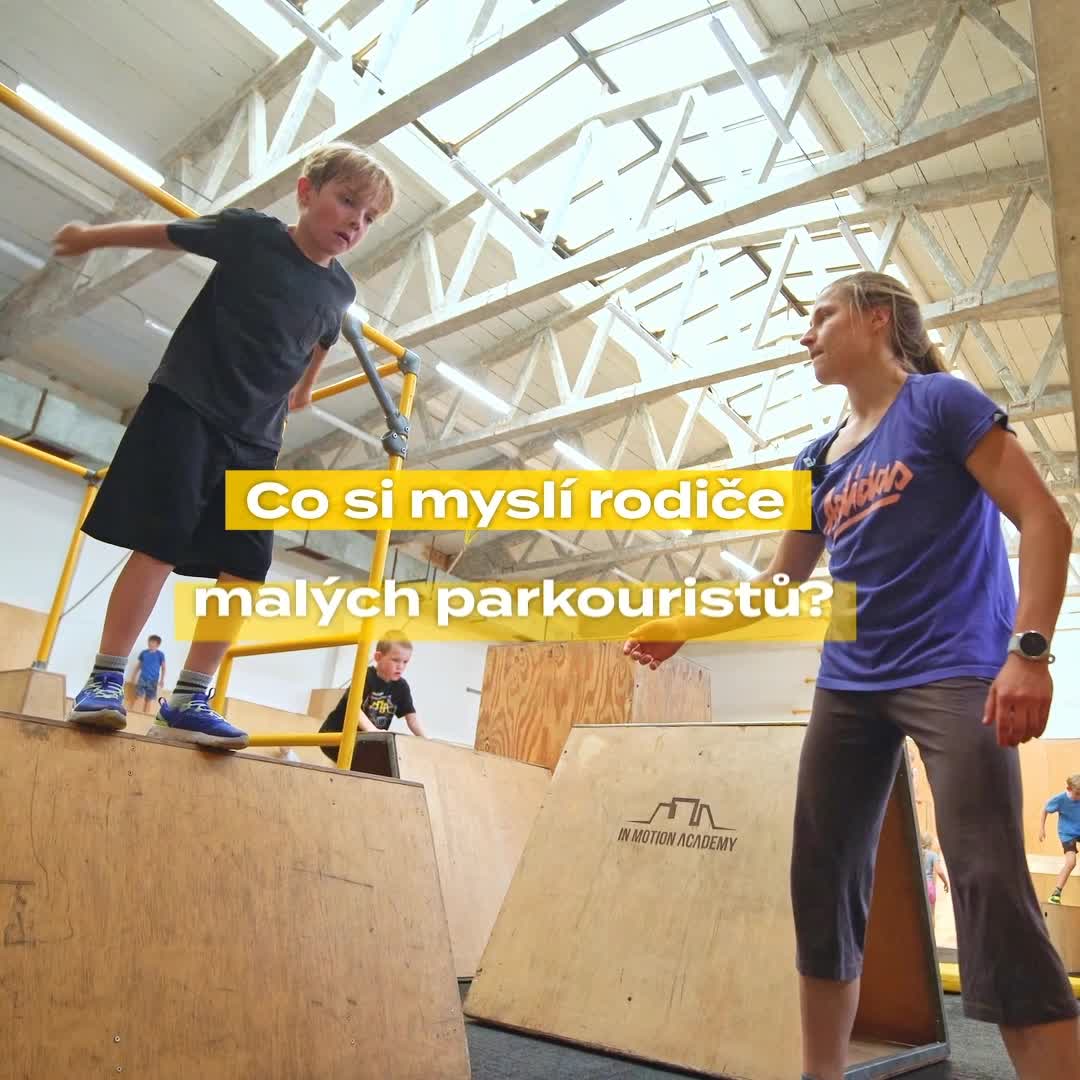 In Motion Academy Facebook ad: Parkour pro děti v Brně!