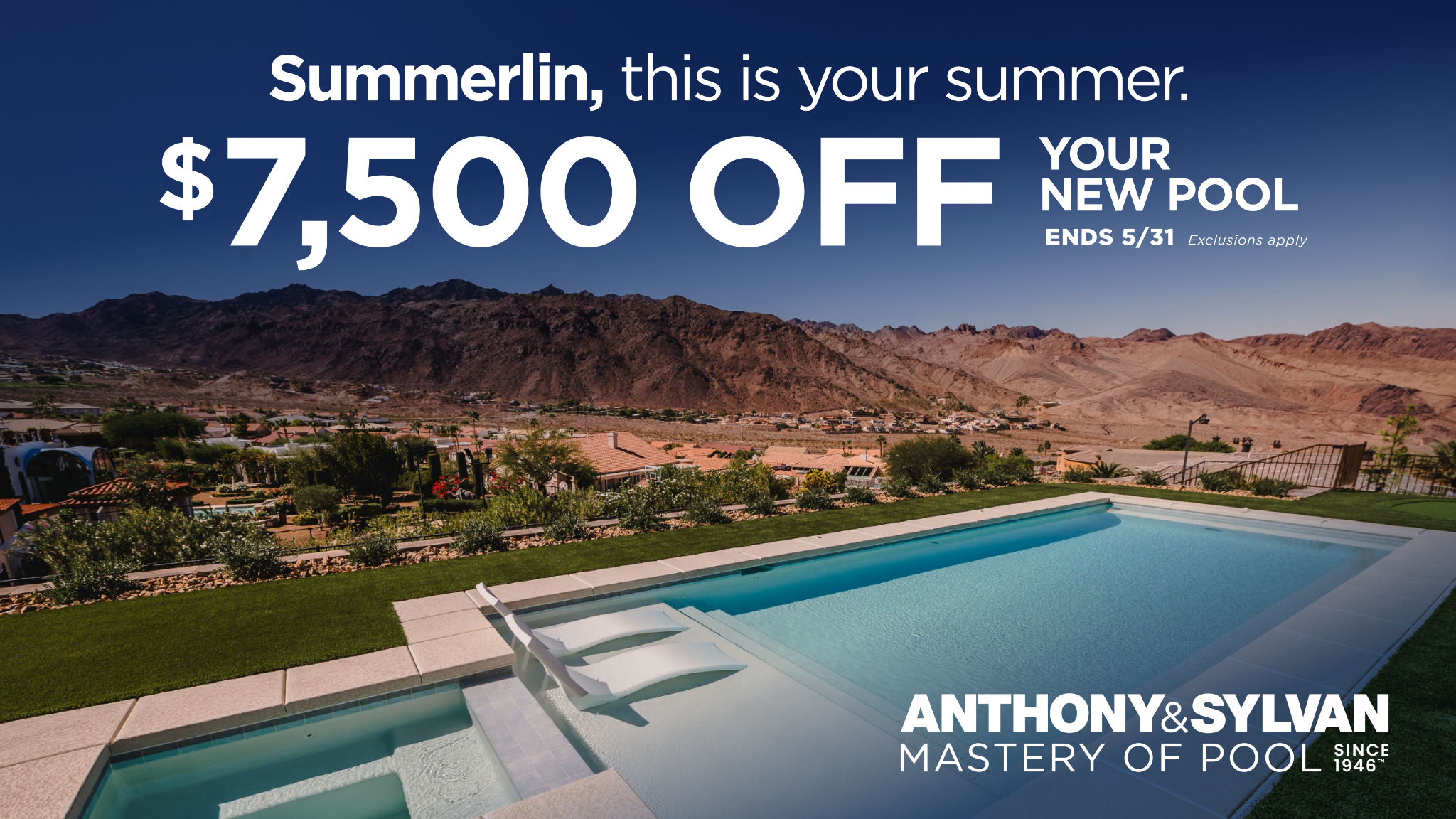 Anthony & Sylvan Pools Facebook ad