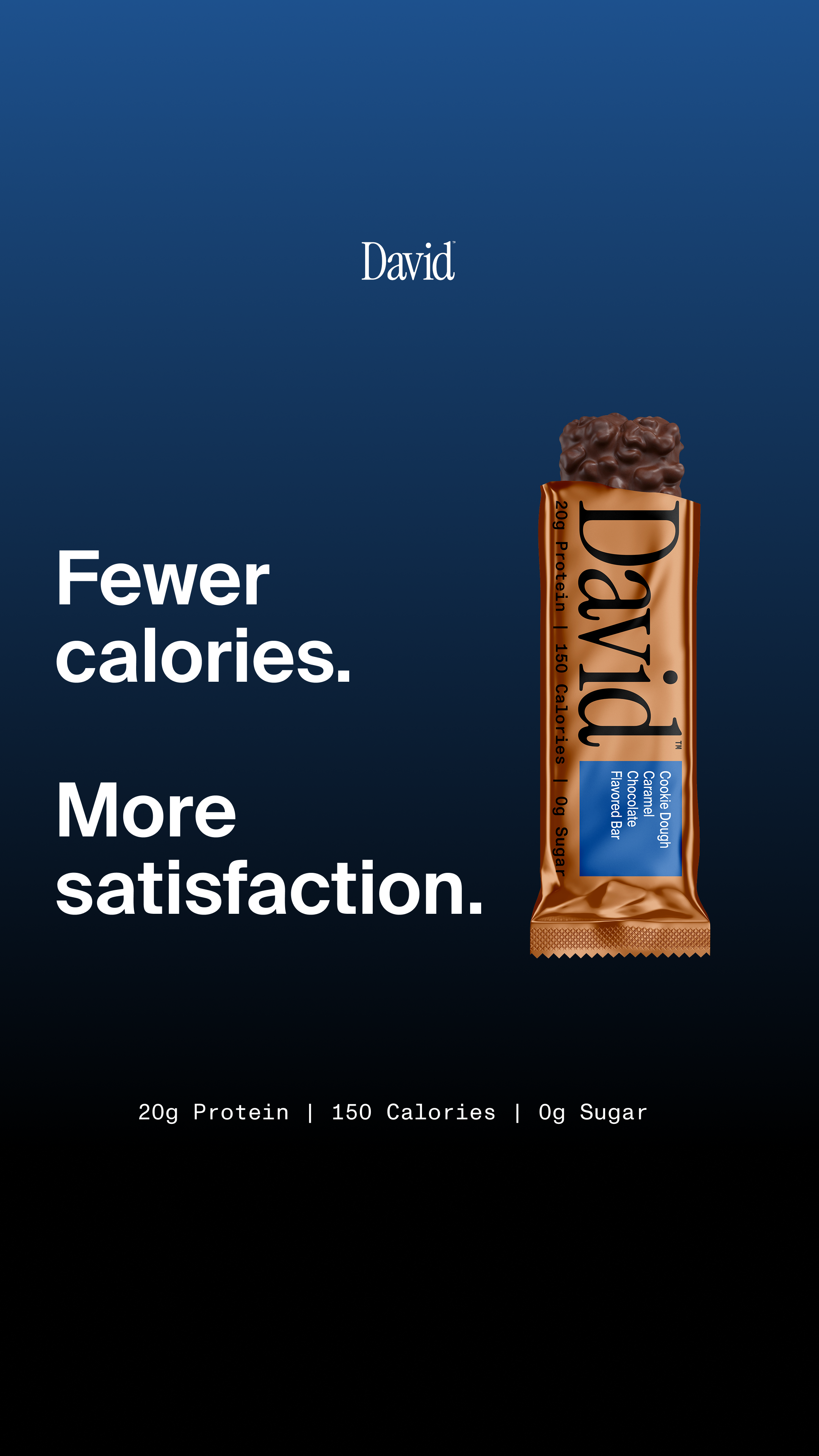 David Protein Facebook ad