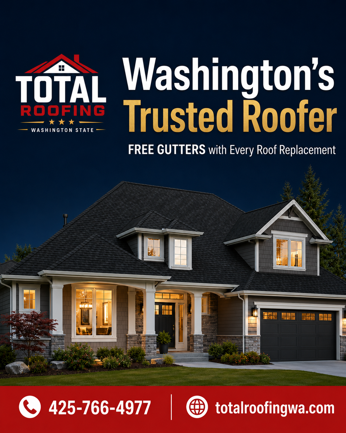Total Roofing Facebook ad