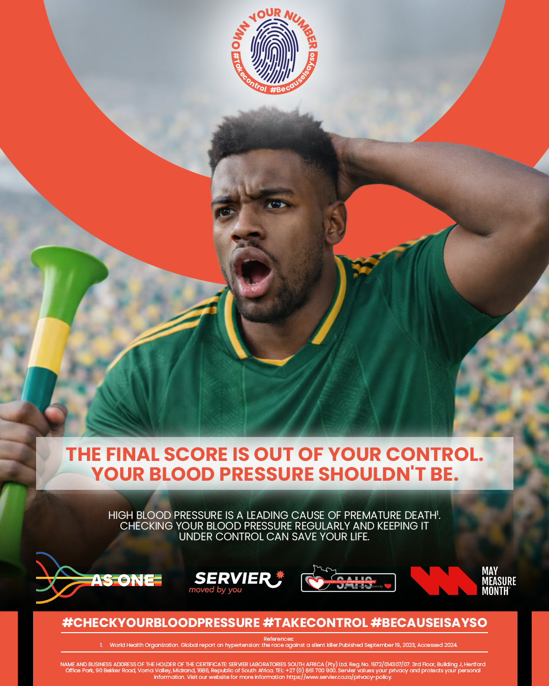 Servier Health Hub. Facebook ad: World Hypertension Day