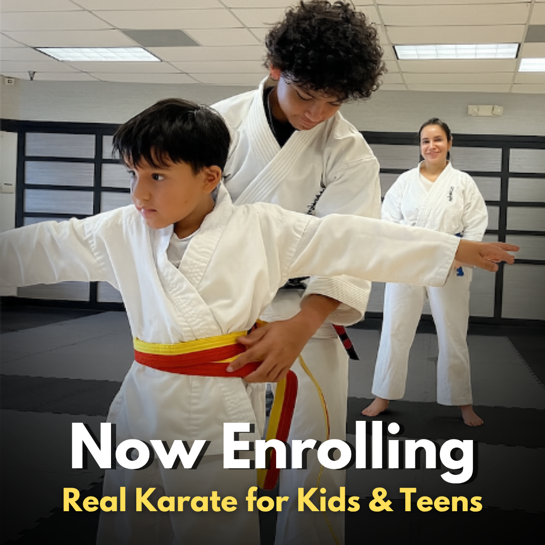 Double Dragon Karate Institute Facebook ad: More Focus. More Confidence. Real Karate.