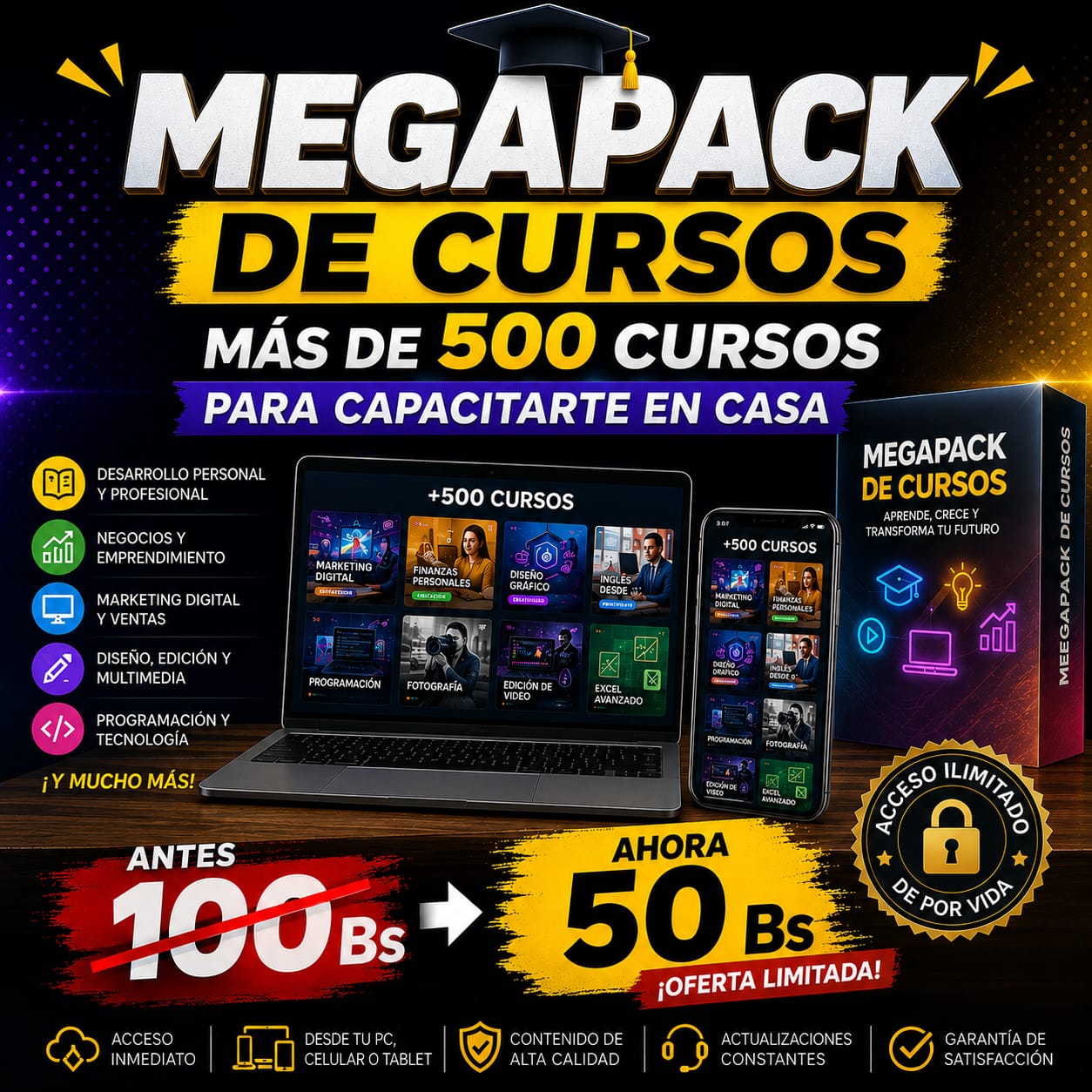 Digital Store BO Facebook ad: 𝑴𝑬𝑮𝑨 𝑷𝑨𝑪𝑲 𝑪𝑶𝑴𝑷𝑳𝑬𝑻𝑶