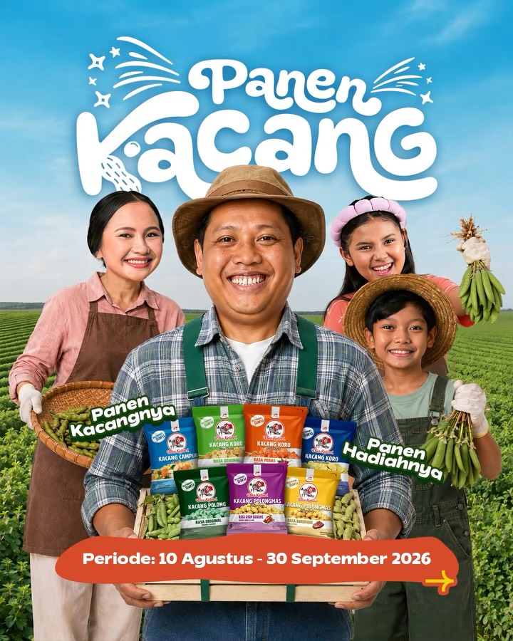 Dua Kelinci Facebook ad: PANEN KACANGNYA, PANEN HADIAHNYA!