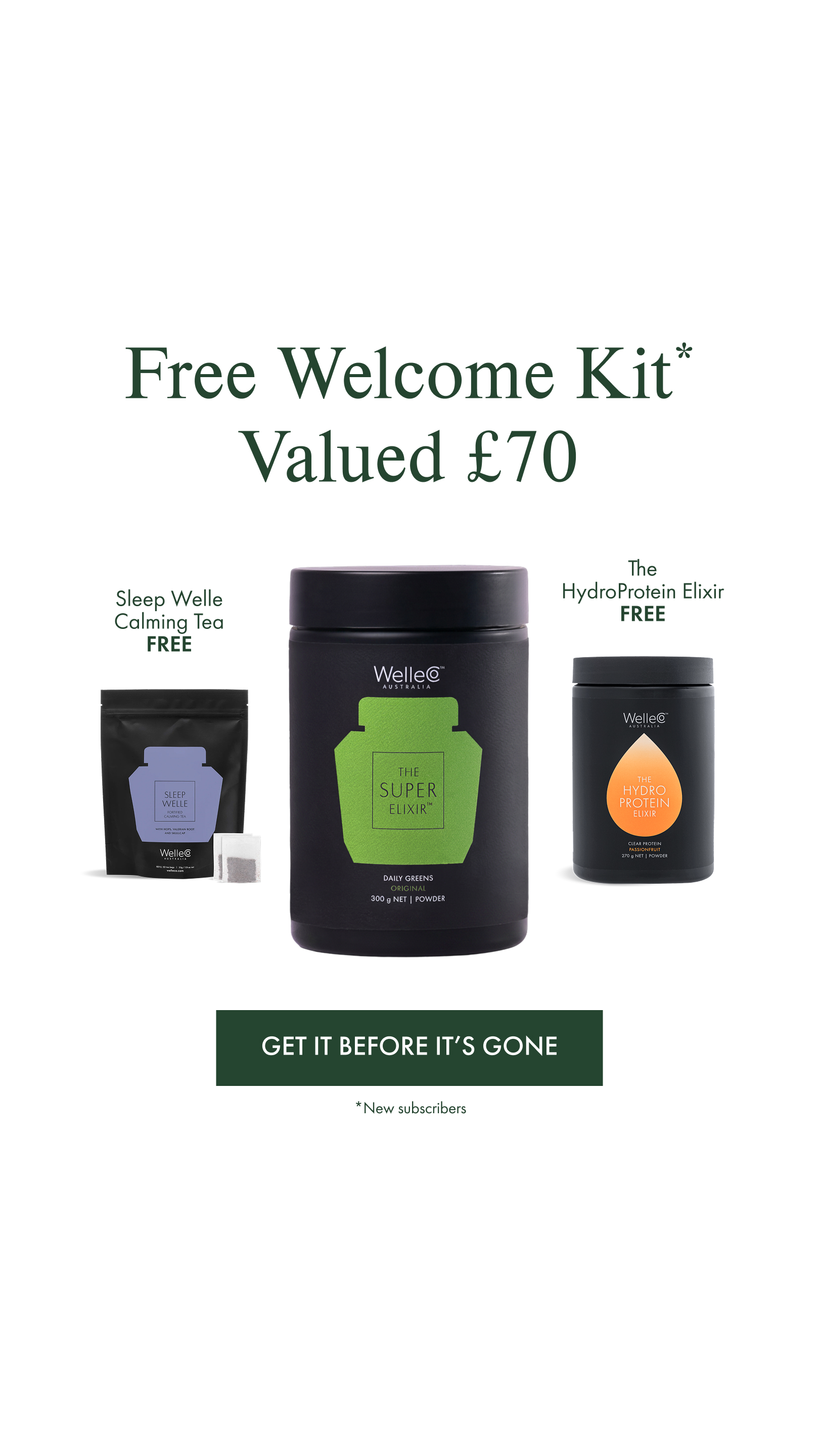 WelleCo Facebook ad