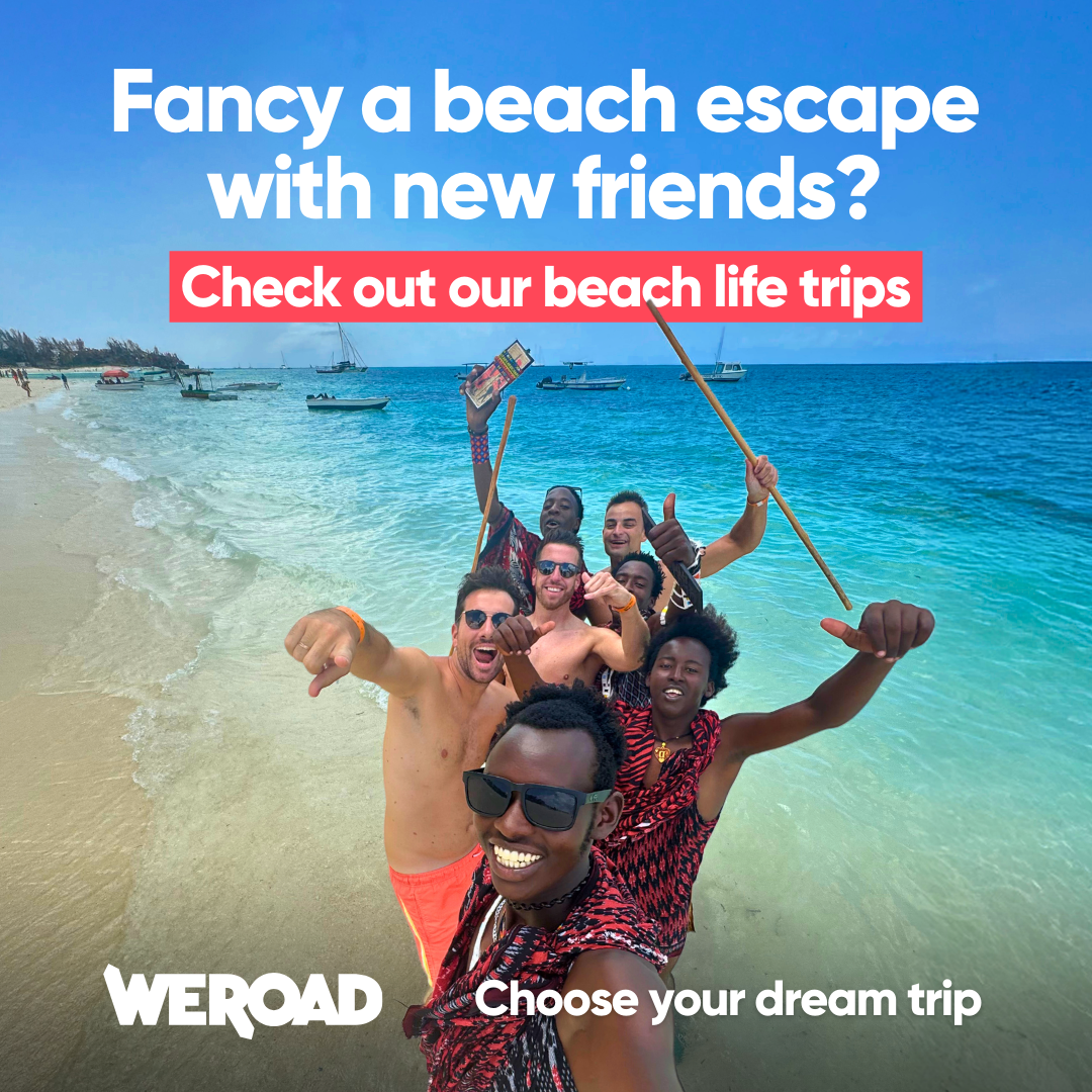 WeRoad Travel Facebook ad