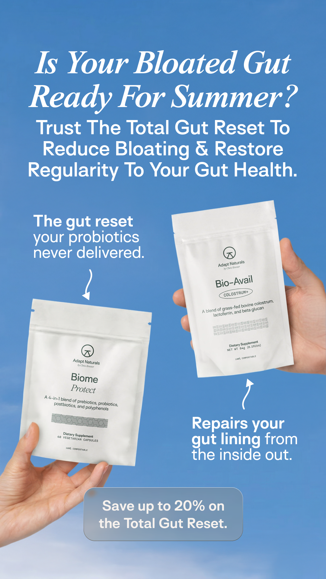 Adapt Naturals Facebook ad
