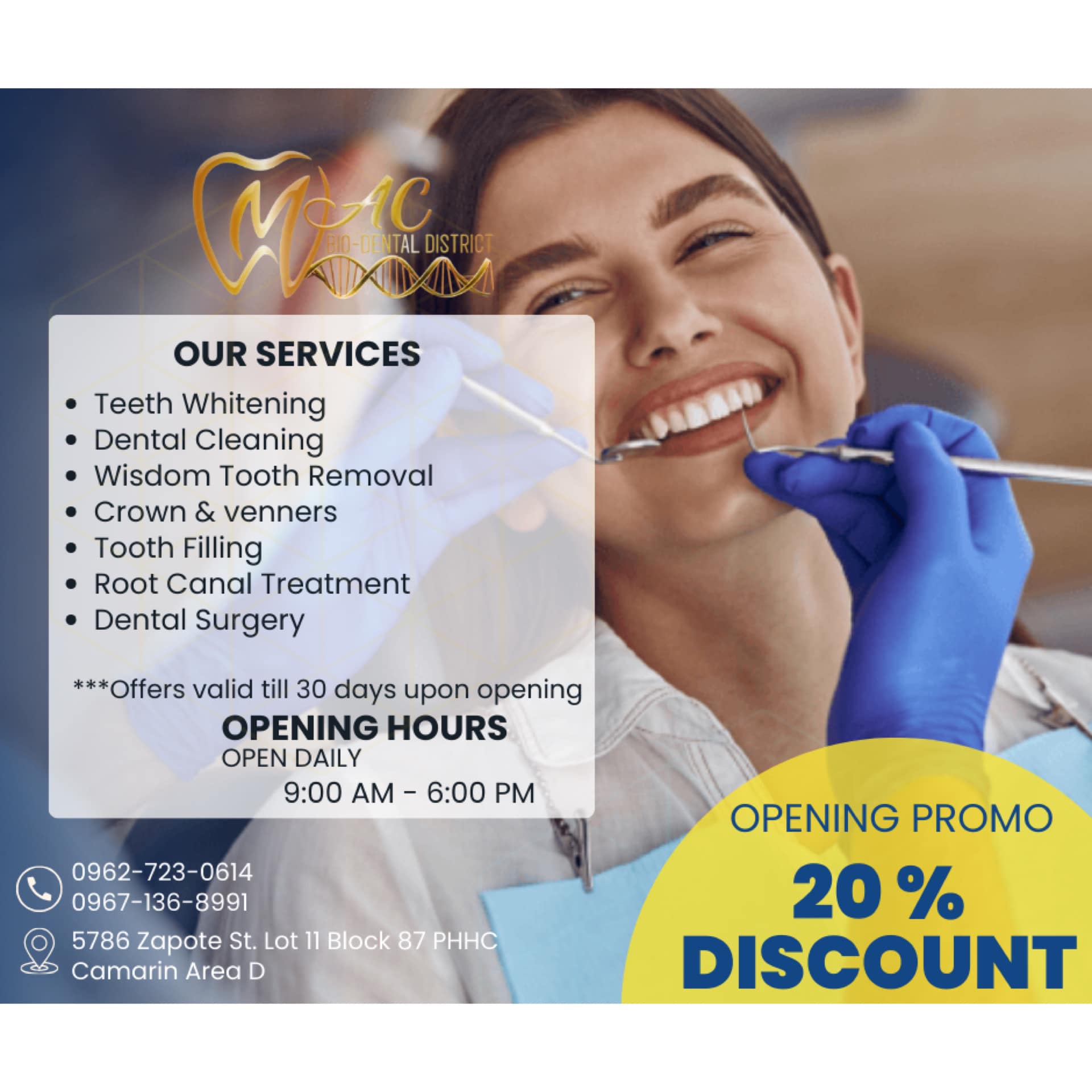MacBio-Dental District: Zapote Caloocan Facebook ad