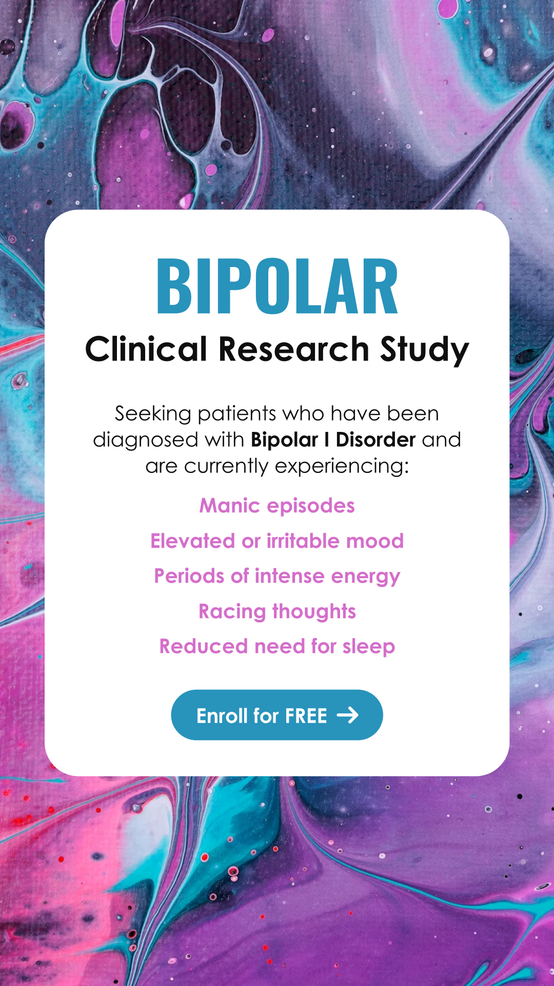 Neuro-Behavioral Clinical Research Facebook ad from Nov 14, 2025