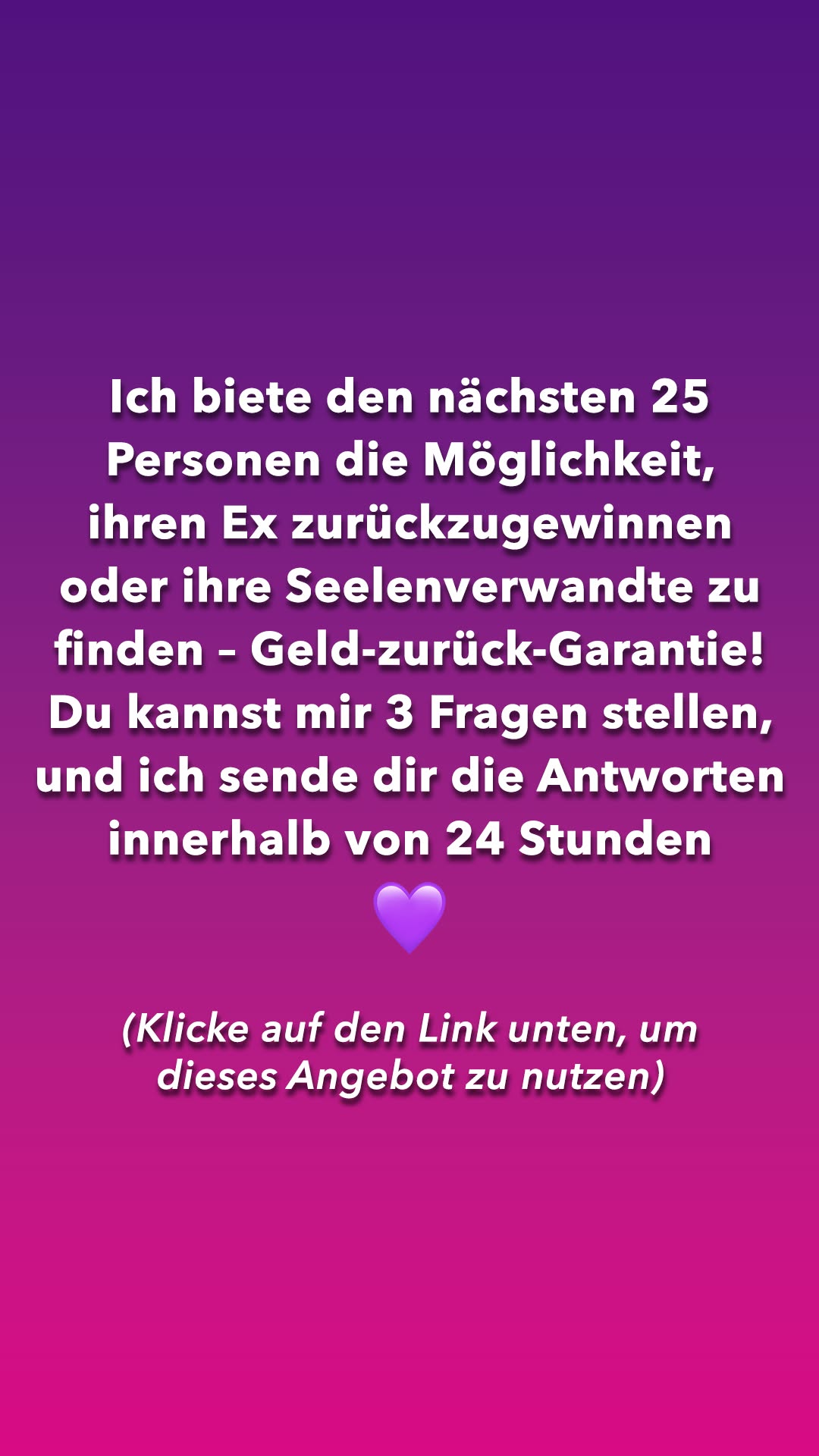 Psychic Samira Deutsch Facebook ad: 25 % Rabatt auf deine erste Beratung