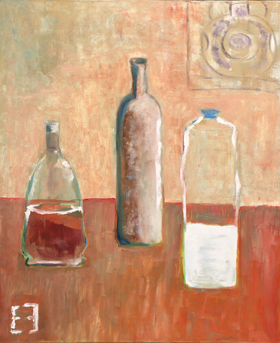 Elena Zapassky - only pictures Facebook ad: Bottles - Elena Zapassky - Oil on Canvas