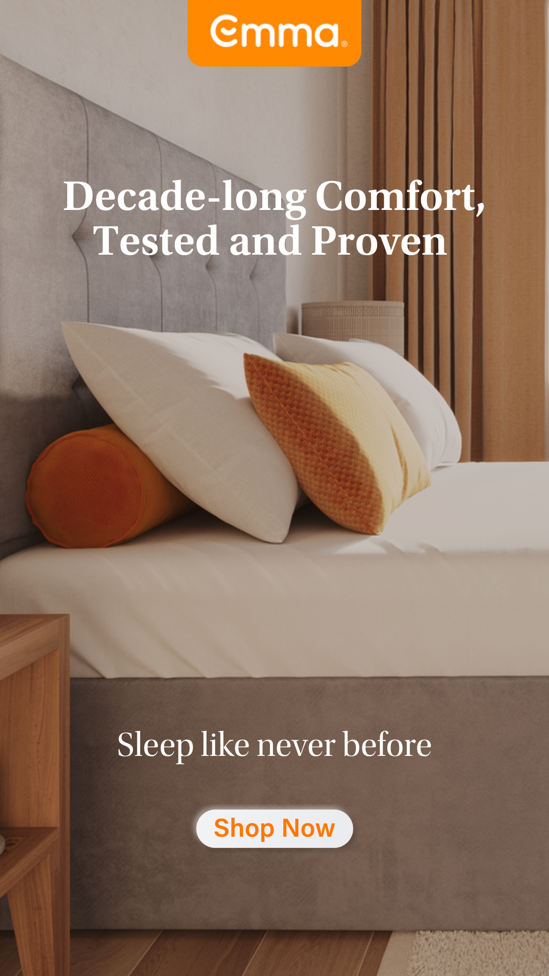 Emma Sleep UK Facebook ad