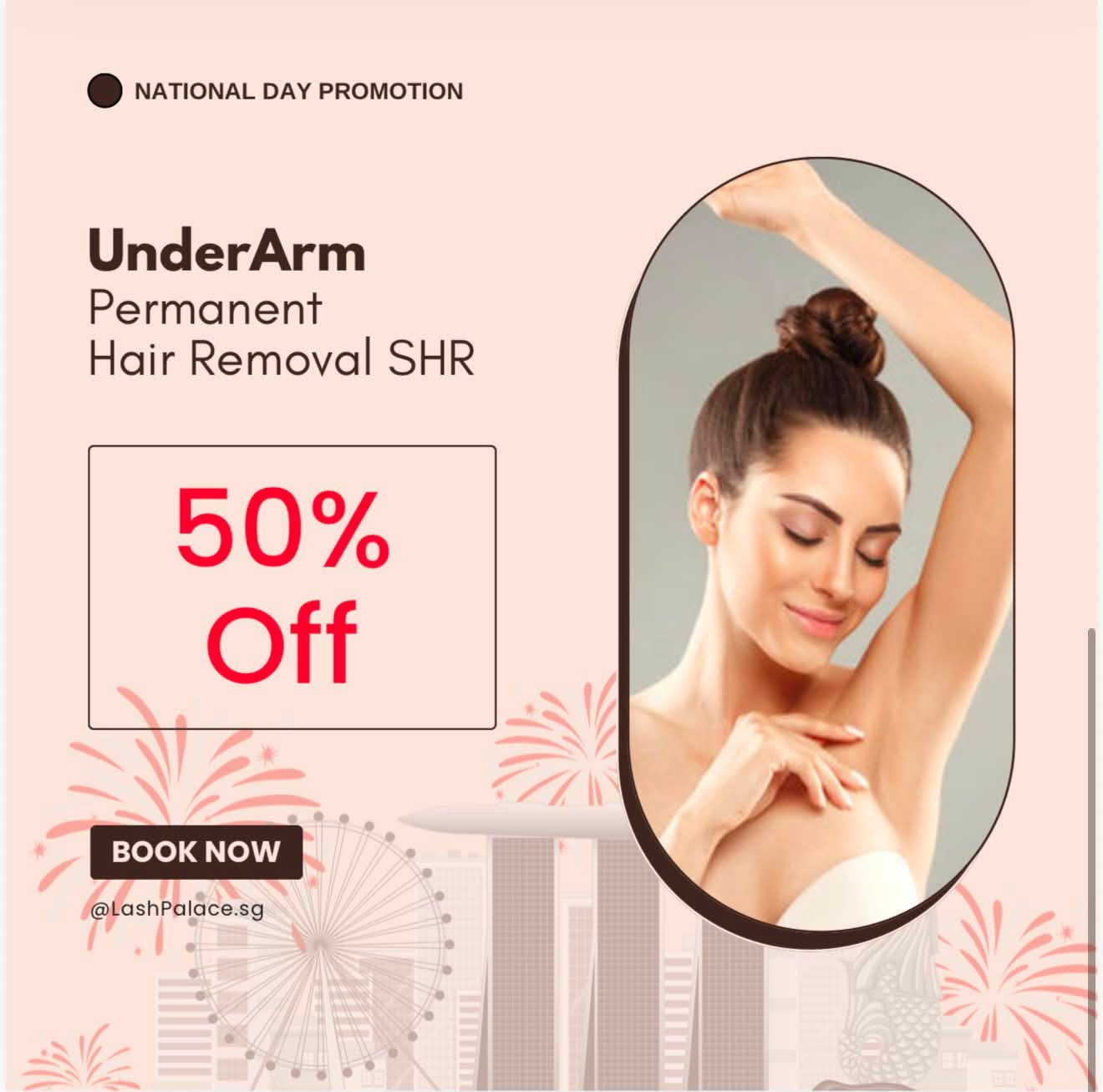 Lash Palace Facebook ad: Celebrate National Day with Our Biggest Beauty Deals…