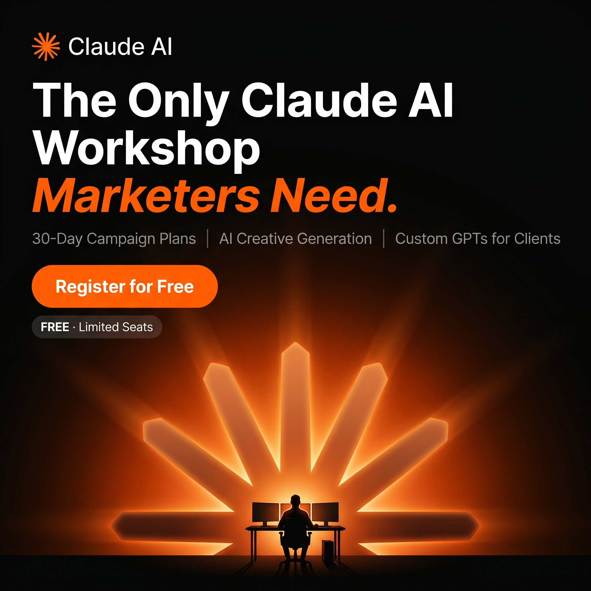 Navin Parmar Facebook ad: Free AI Workshop: Create Websites, Reels & Ads in Minutes!
