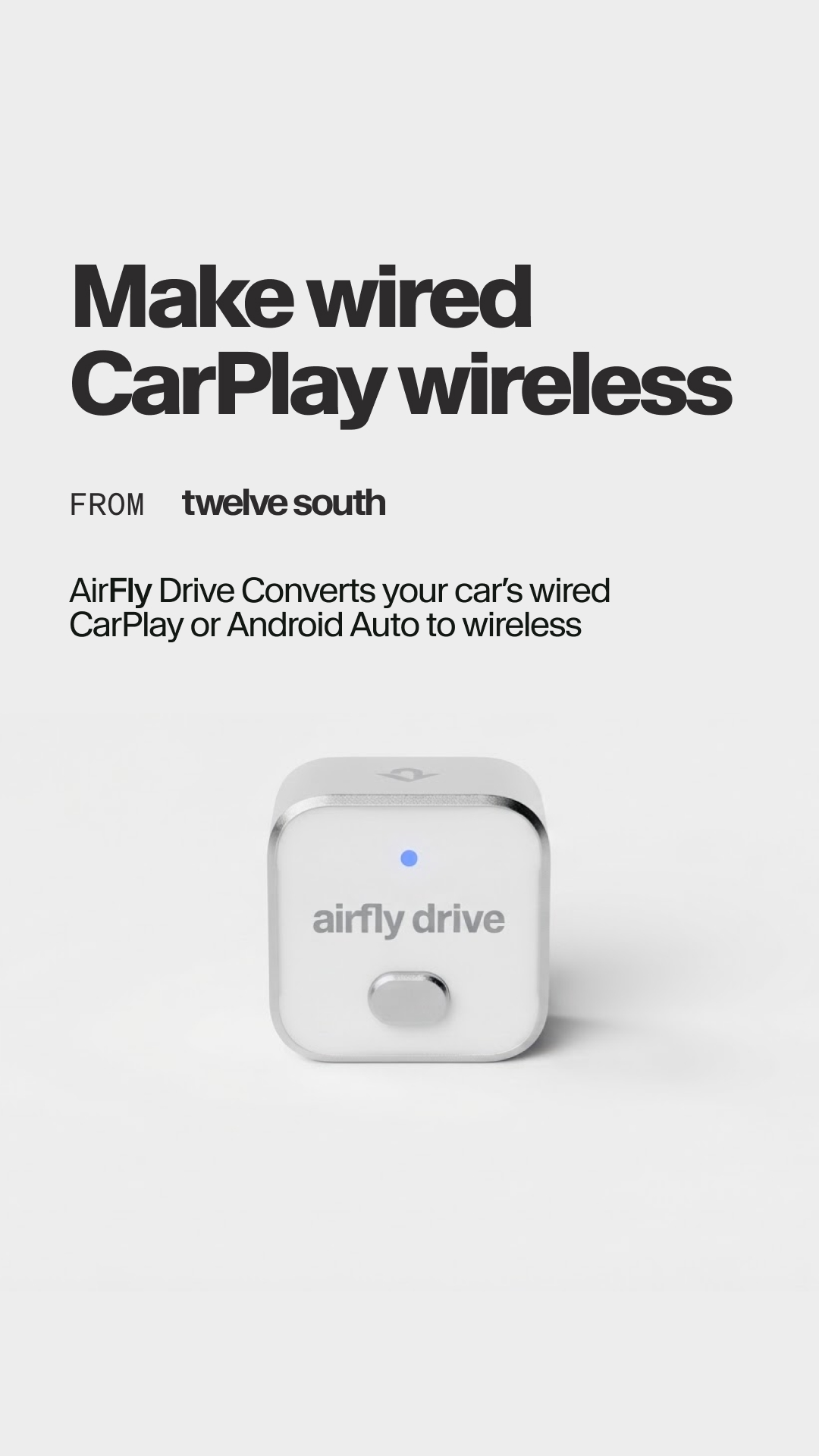 Twelve South Facebook ad: Make wired CarPlay wireless