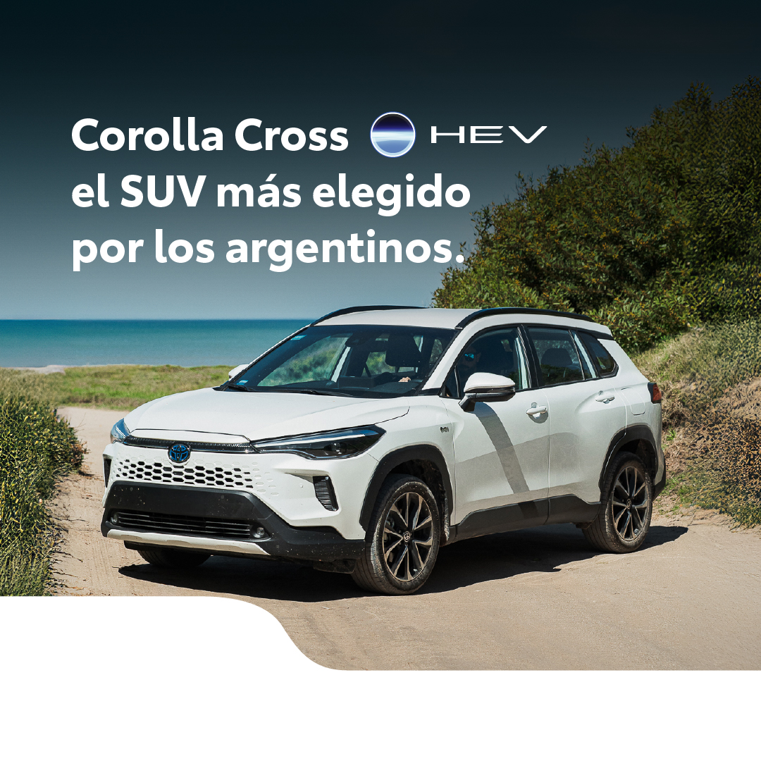 Toyota Argentina Facebook ad: Corolla Cross HEV.