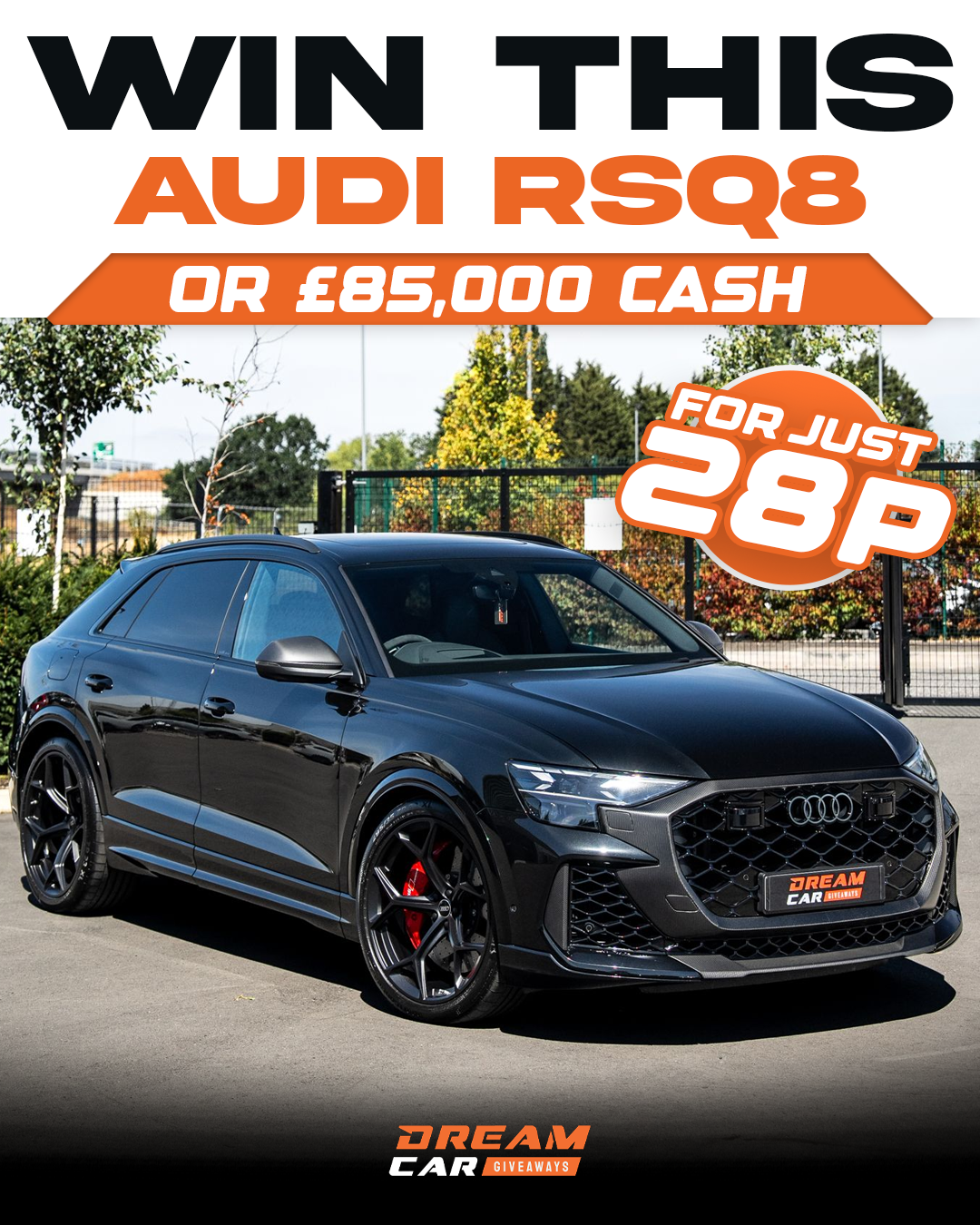 Dream Car Giveaways Facebook ad