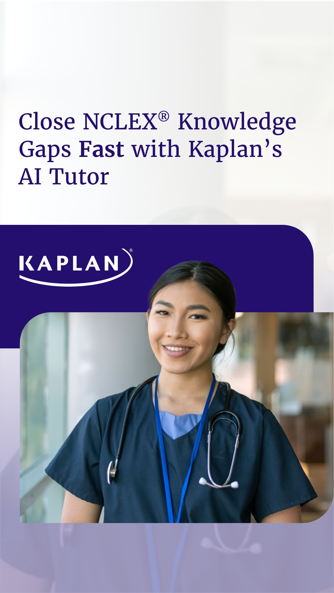 Kaplan NCLEX Prep Facebook ad from Jul 14, 2026