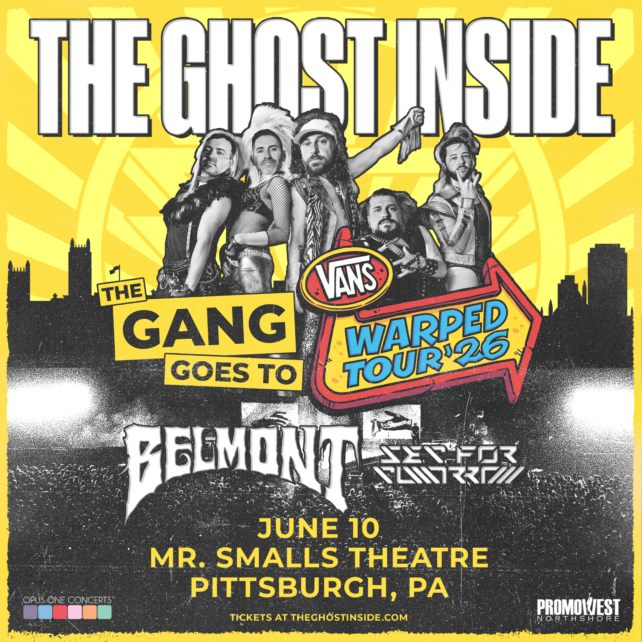 Mr. Smalls Theatre Facebook ad: 06/10 | The Ghost Inside - The Gang Goes To Warped Tou '…
