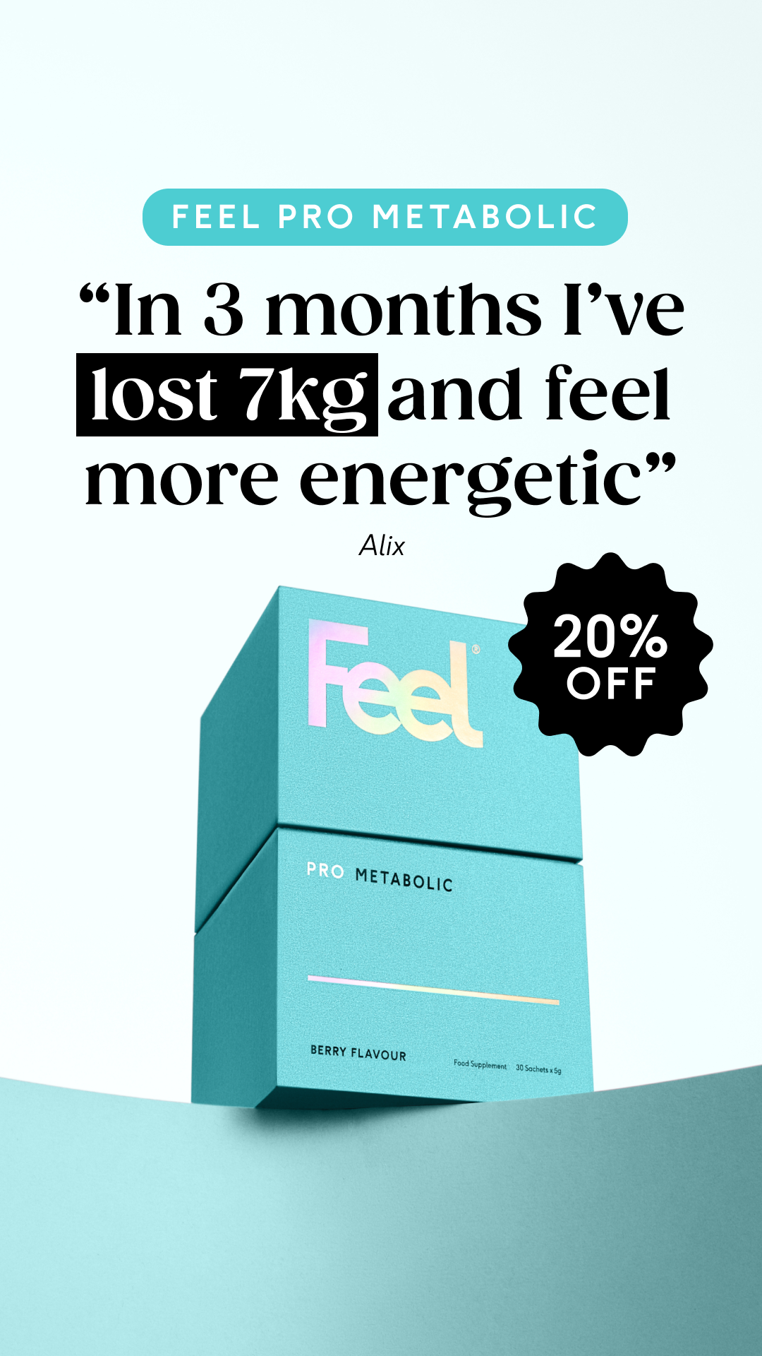 Feel Facebook ad