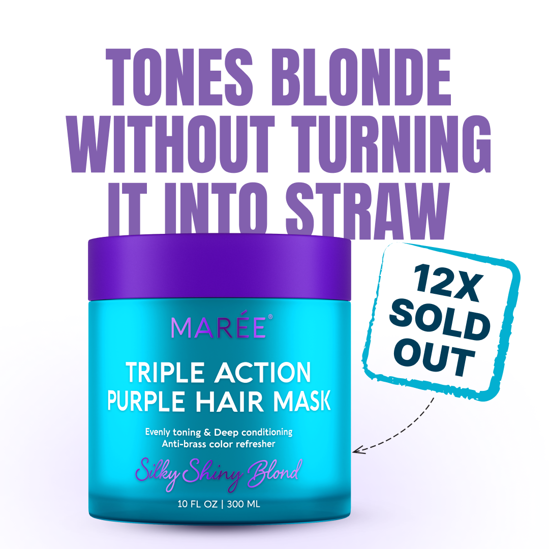 Marée USA Facebook ad: Stop Frying Your Blonde