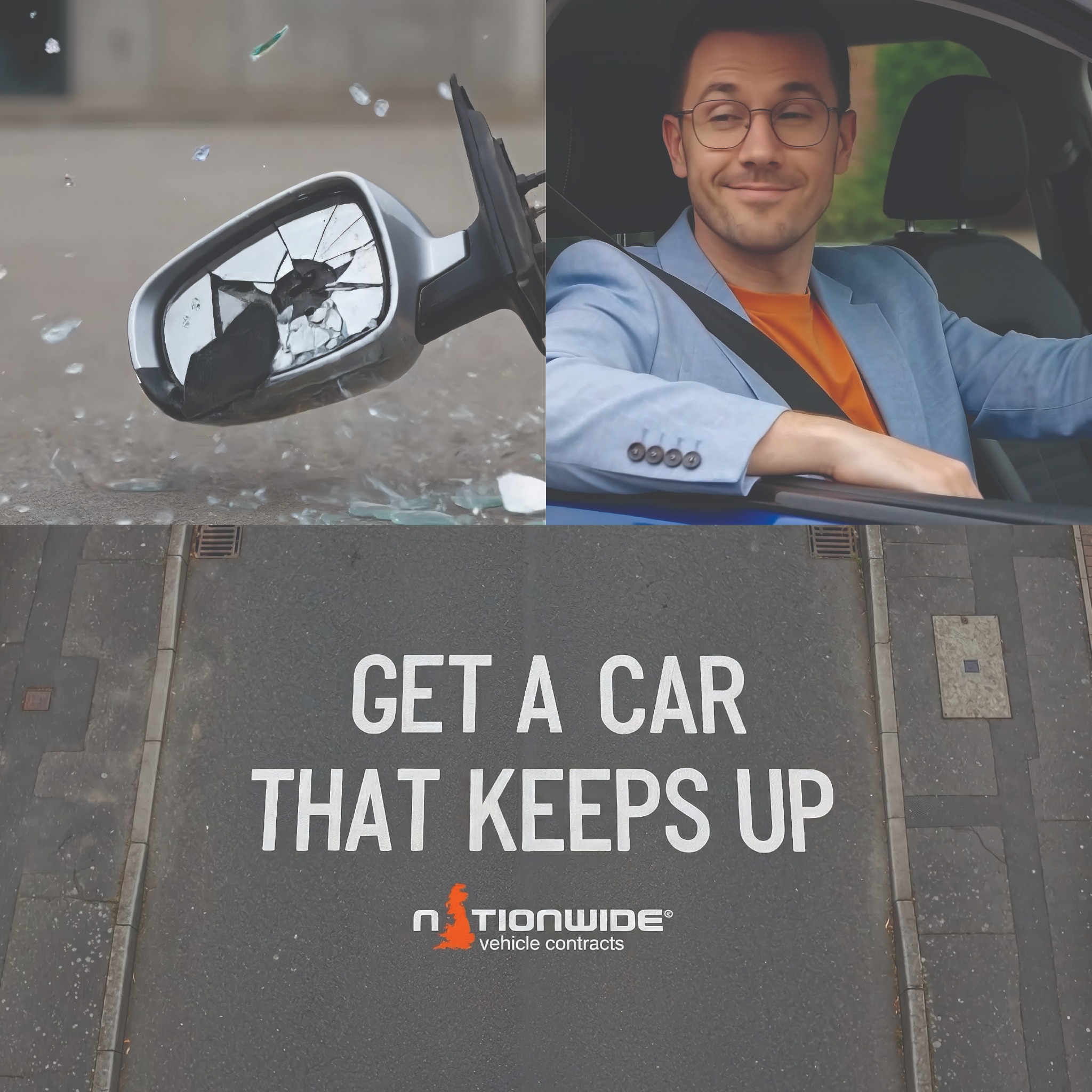 Nationwide Vehicle Contracts - UK Car Leasing and Van Leasing Facebook ad: Get a Car That Keeps Up