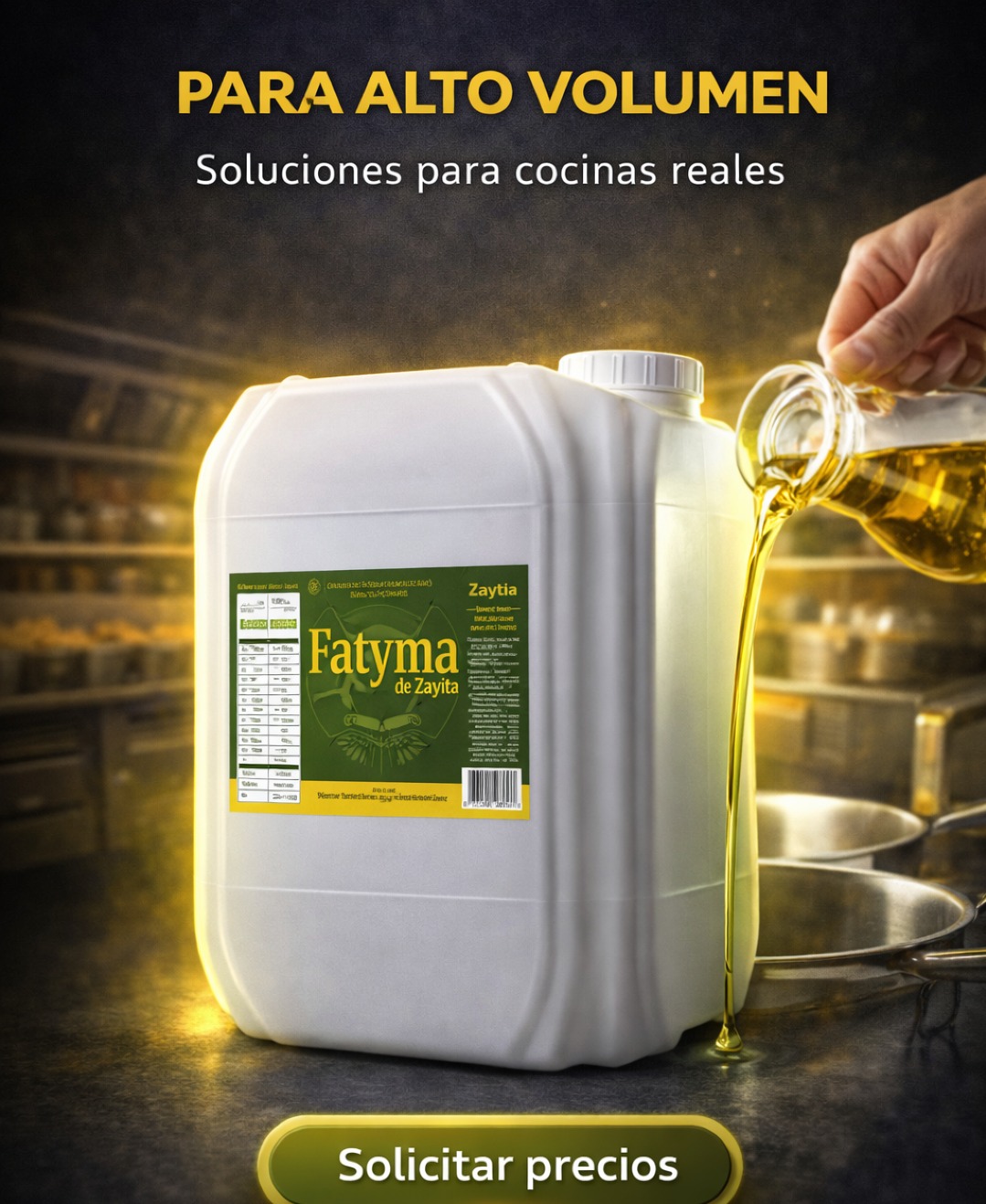 Aceite de fritar Villavicencio & Bogotá Facebook ad: ALTO VOLUMEN