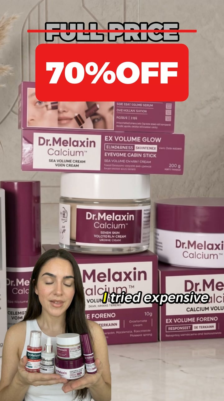 Dr.Melaxin US.official Facebook ad: One Routine. Radiant Skin, Face to Body.