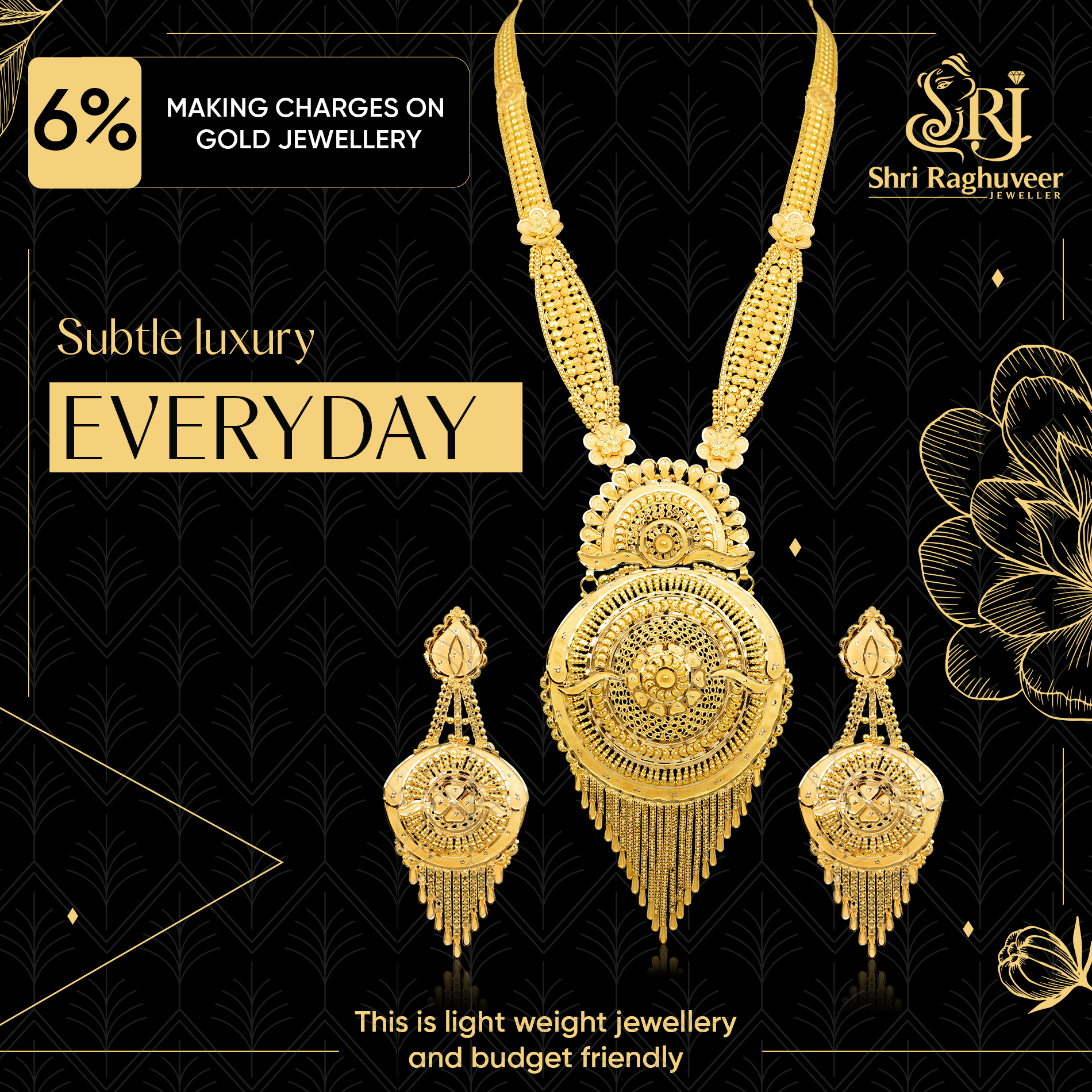Shri Raghuveer Jeweller Pvt Ltd Facebook ad: Invest in the most delightful luxury of the…
