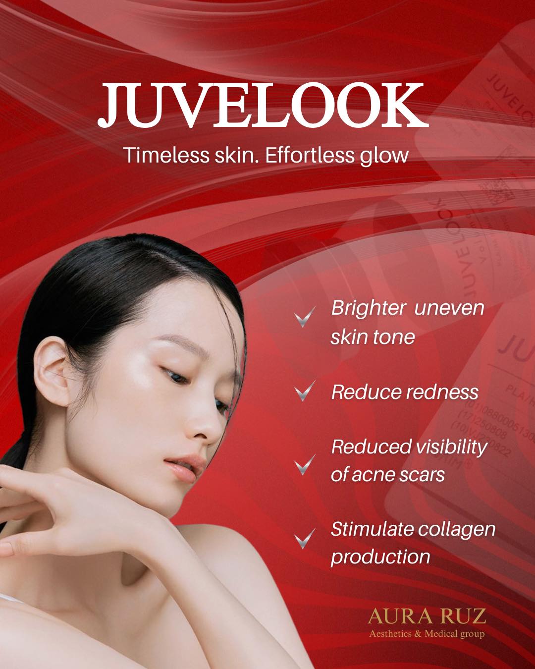 The Aura Ruz Timog Branch Facebook ad: JUVELOOK PROMO TODAY