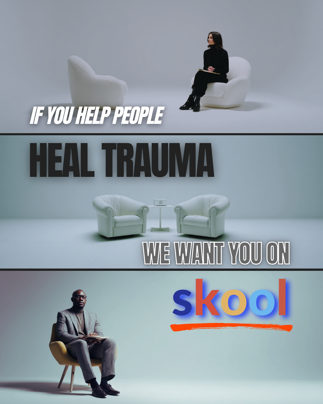 Skool Facebook ad