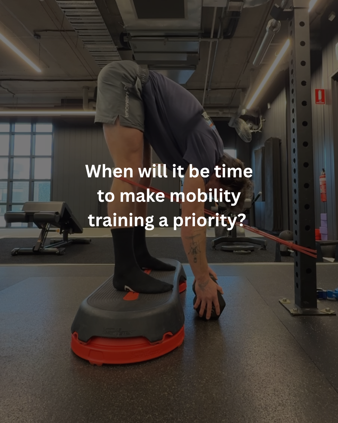 Movessa Facebook ad: Strength & Mobility. Trained Differently.