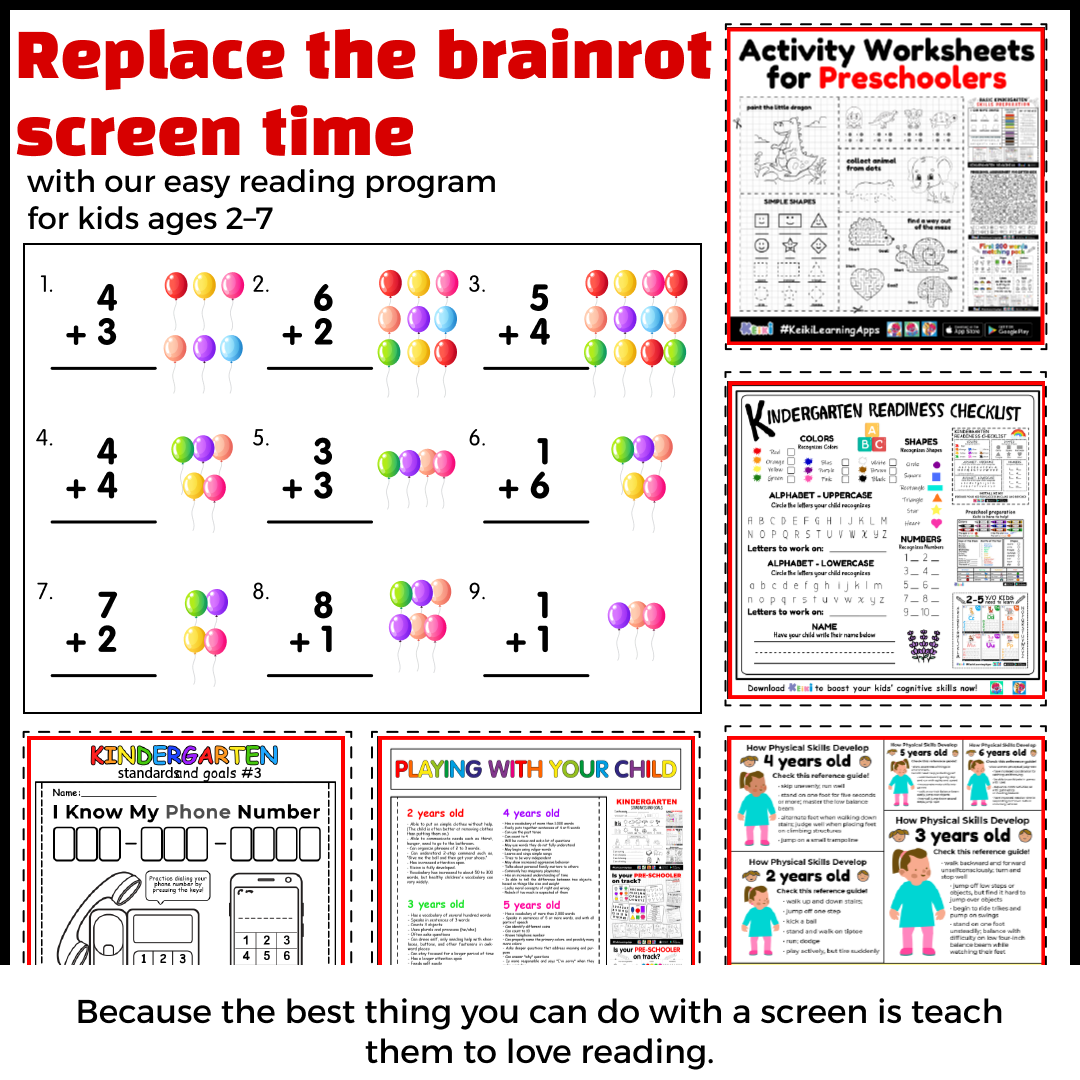 28 Day Learning Challenge Facebook ad: Phonics made simple