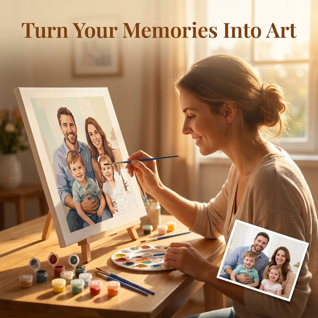 Paint by Numbers - DIY Facebook ad