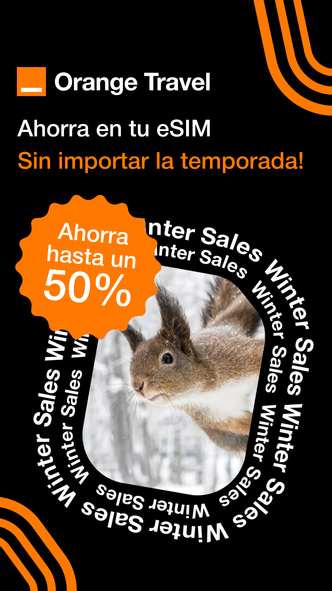 Orange Travel Facebook ad