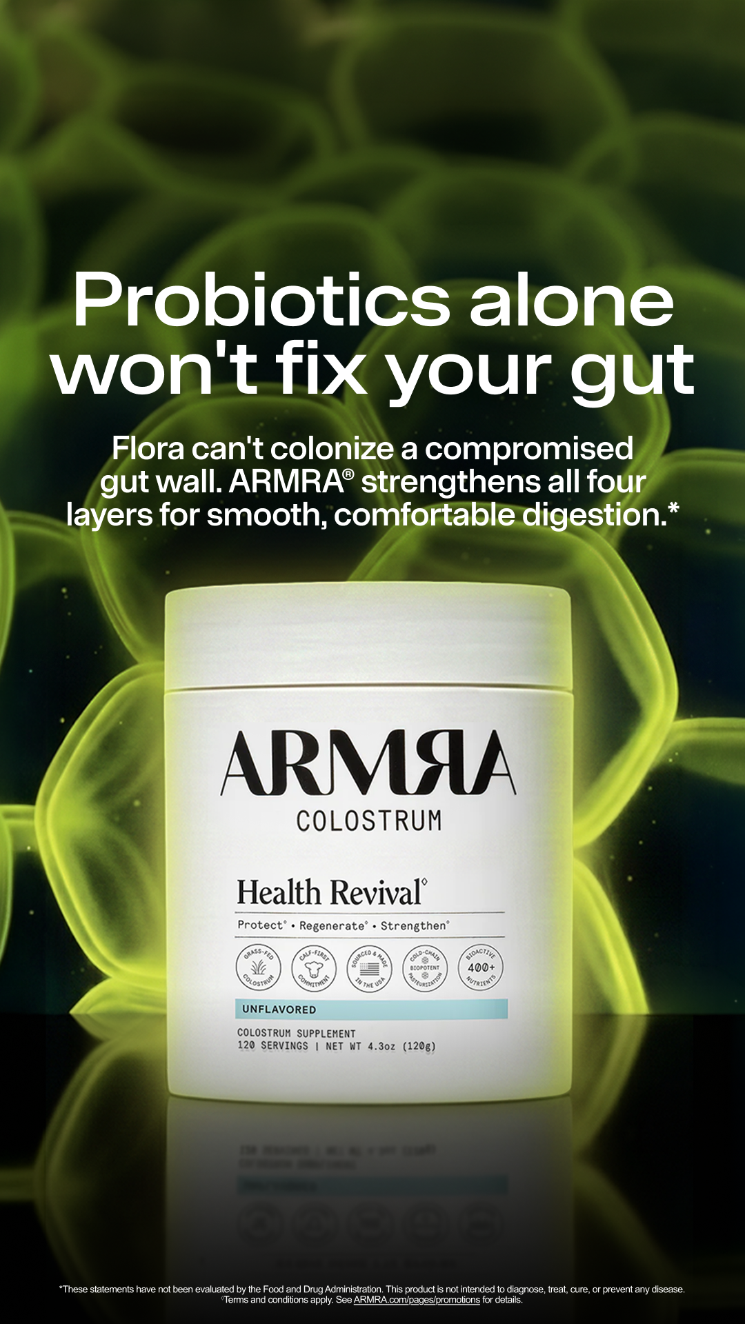 ARMRA Facebook ad